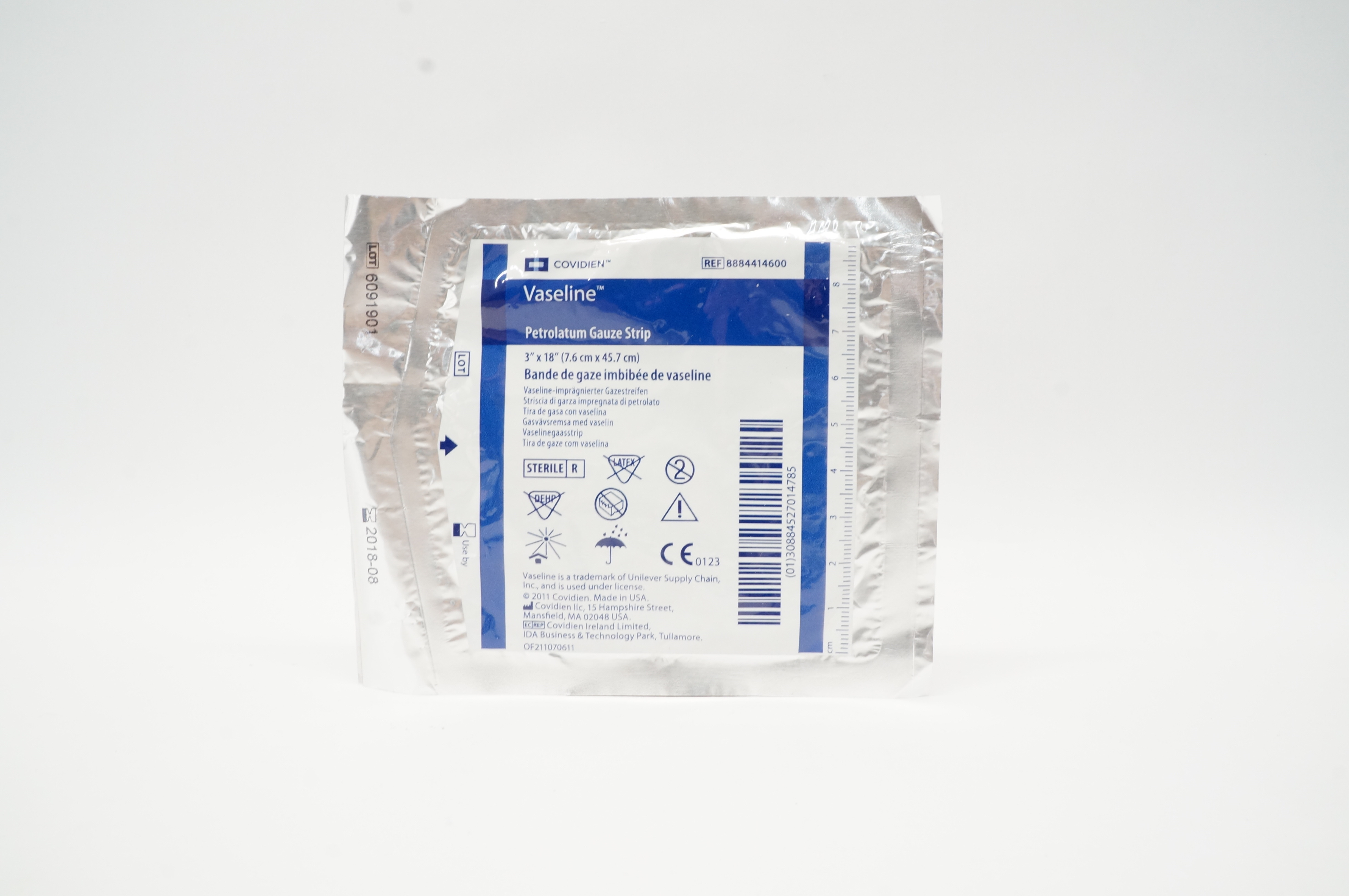 Covidien 8884414600 Vaseline Petrolatum Gauze Strip 3inch x 18inch (x)