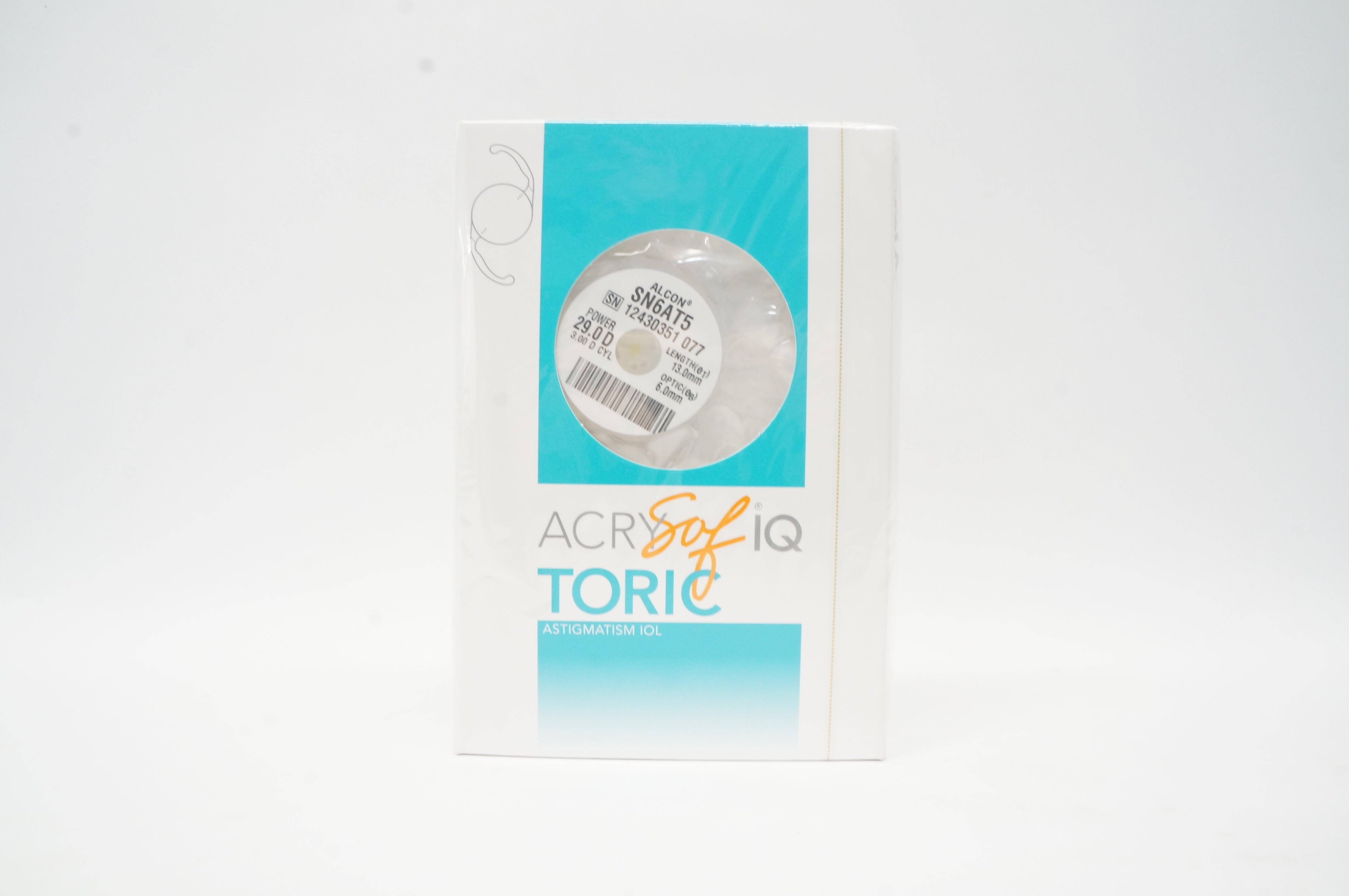 Alcon SN6AT5 AcrySof IQ Toric Astigmatism IOL 29.0D 3.00 CYL 13.0 x 6.0mm (x)
