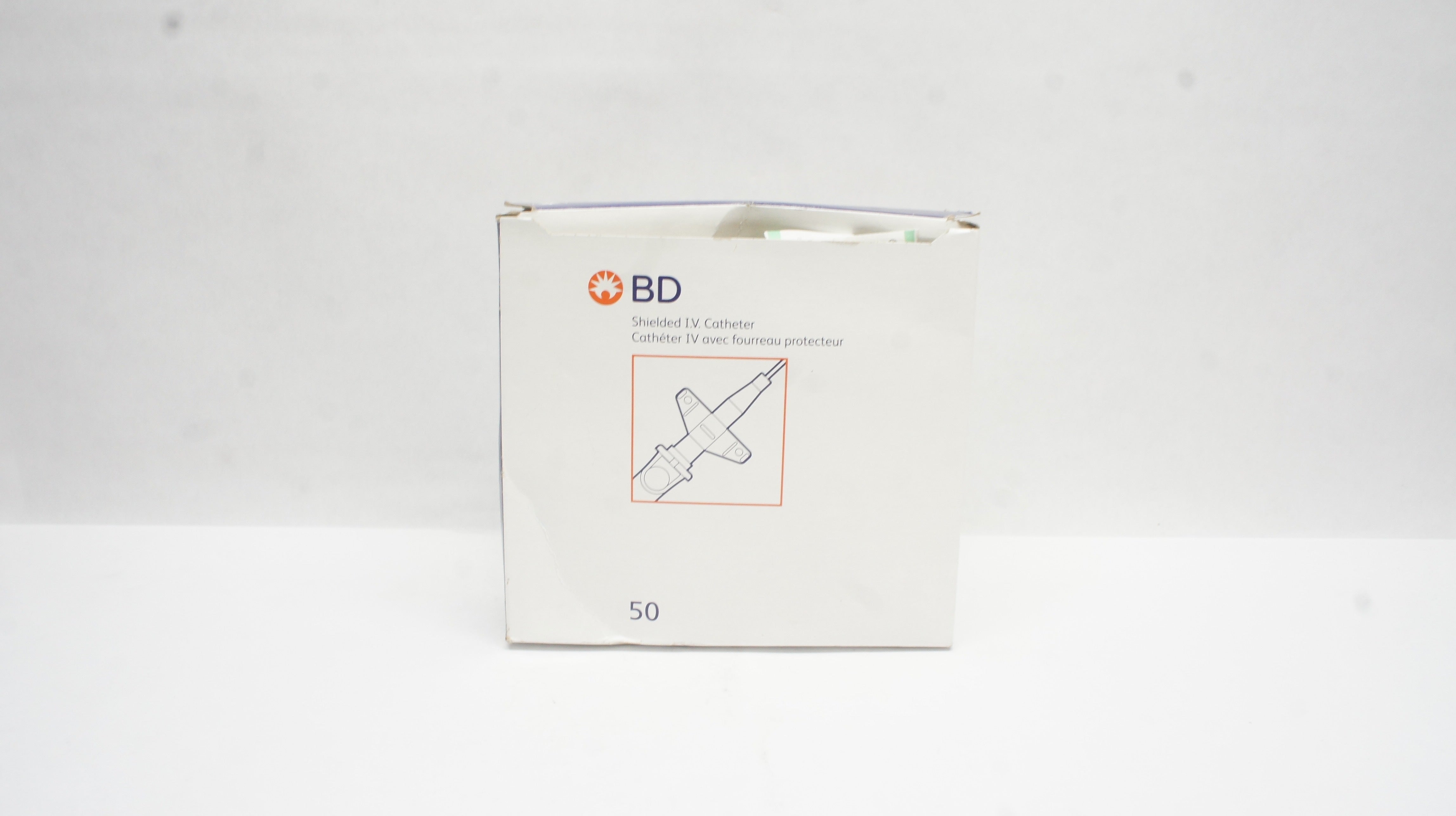 BD 381544 Insyte Shielded I.V. Cath. 18Ga x 1.16inch 105mL (x) - Box of 50