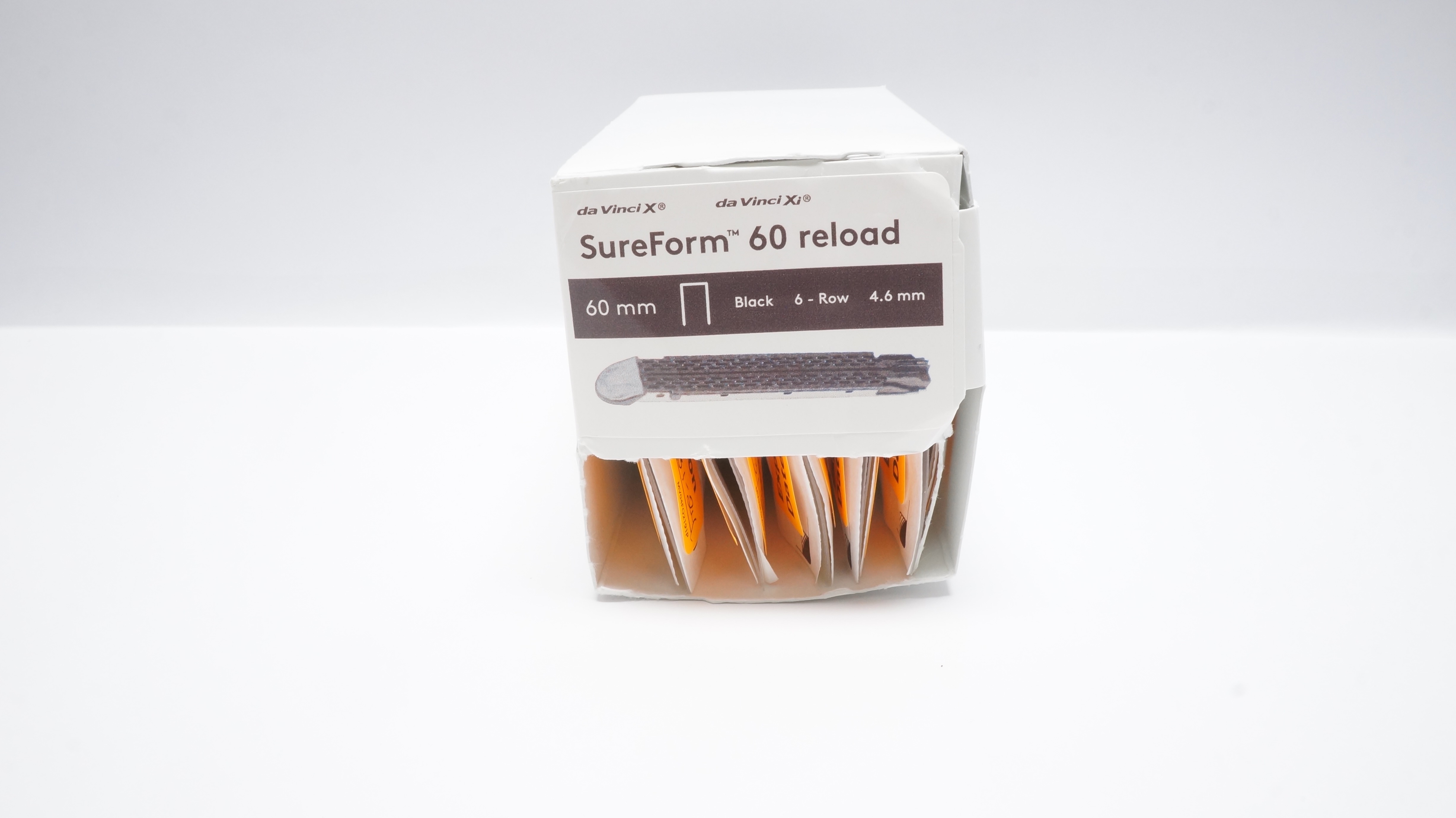 Intuitive Surgical 48360T SureForm 60mm Reload Black 6-Row 4.6mm (x) - Box of 10