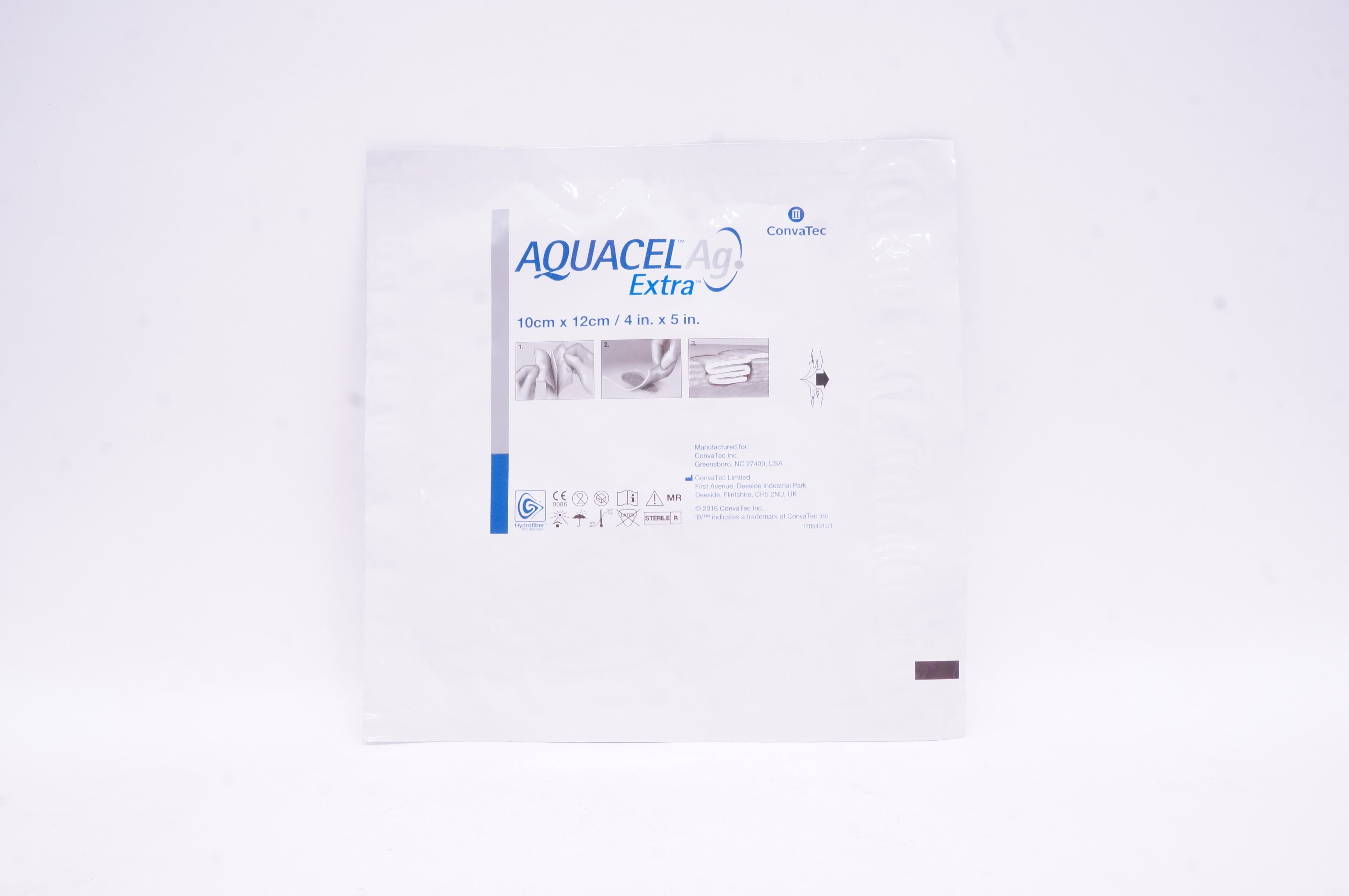 ConvaTec Aquacel Ag Extra 4 inch x 5 inch (x)