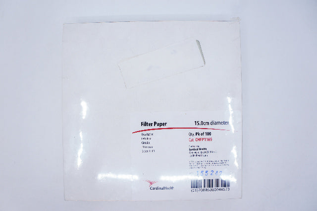 Cardinal Health CHFP1165 Filter Paper, Diameter 15.0cm ~ Pack of 100