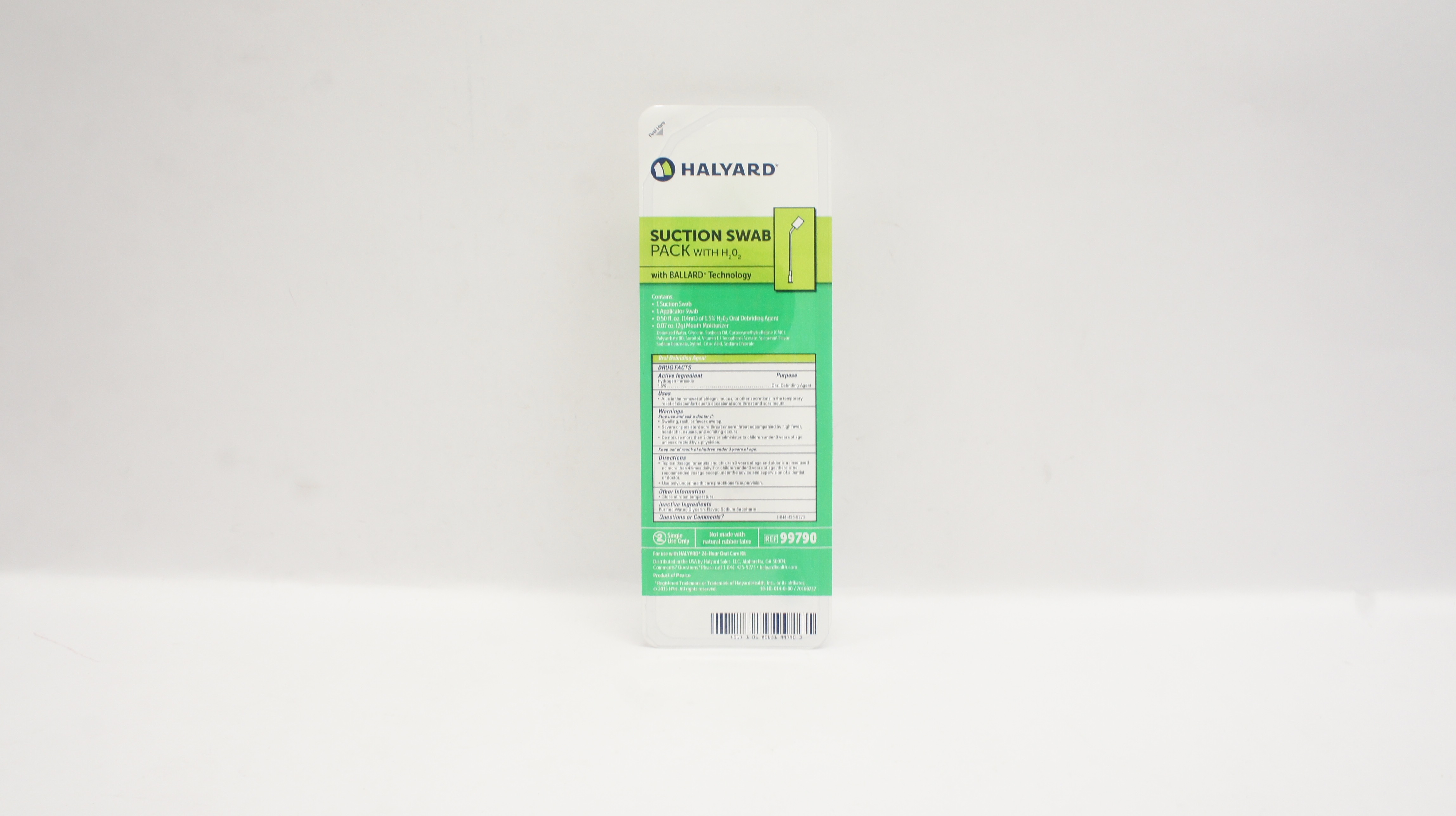 Halyard 99790 Suction Swab Pack with H2O2 with Ballard Technology (x)