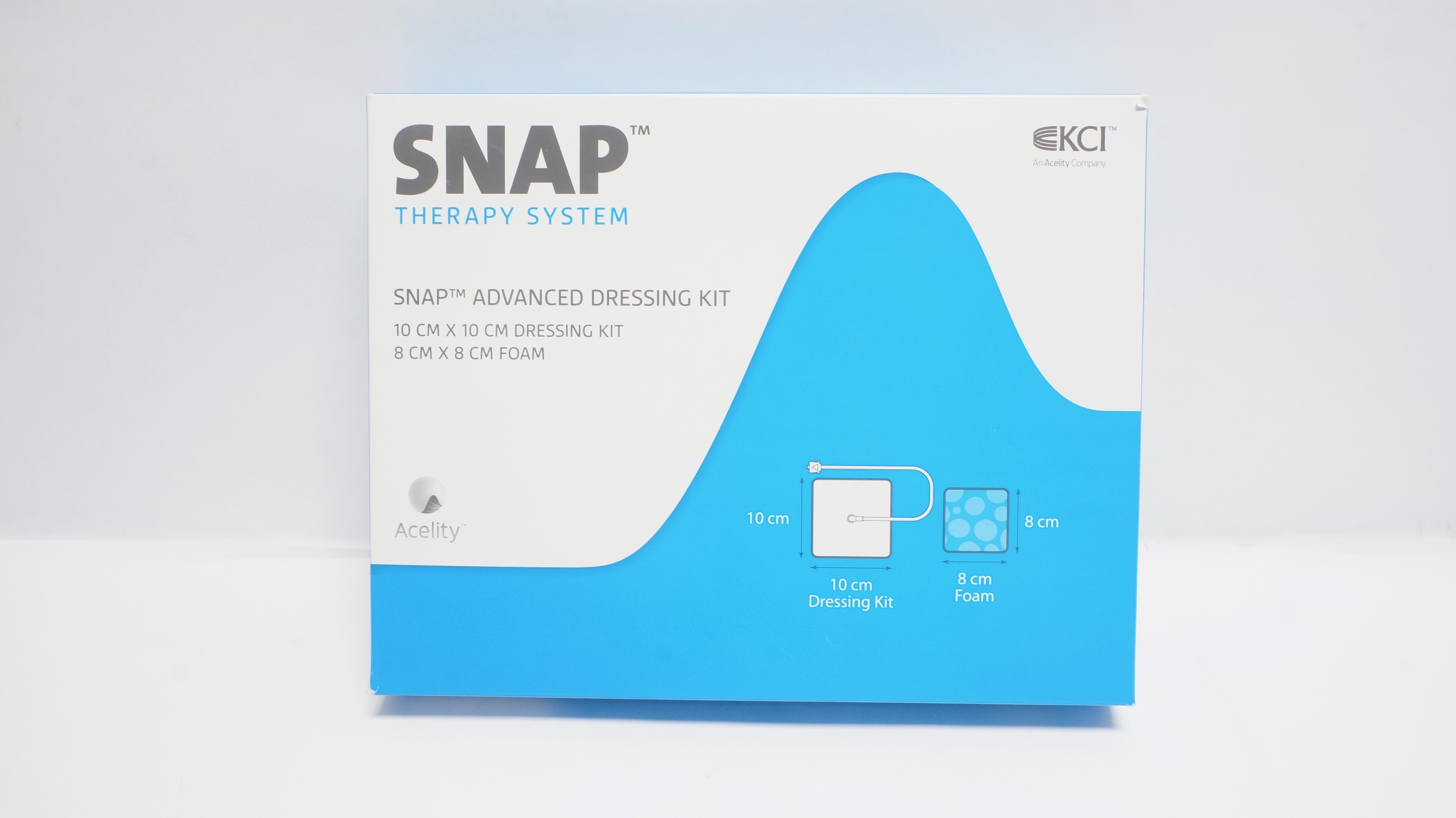 KCI SKTF10X10 Snap Therapy System Advanced Dressing Kit 10x10cm,8 x 8cm Foam(x)