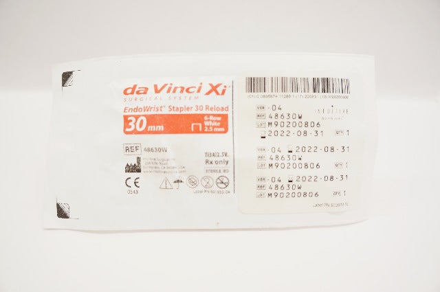 Intuitive Surgical 48630W DaVinci Xi EndoWrist Stapler 30mm Reload White 2.5mm(x)