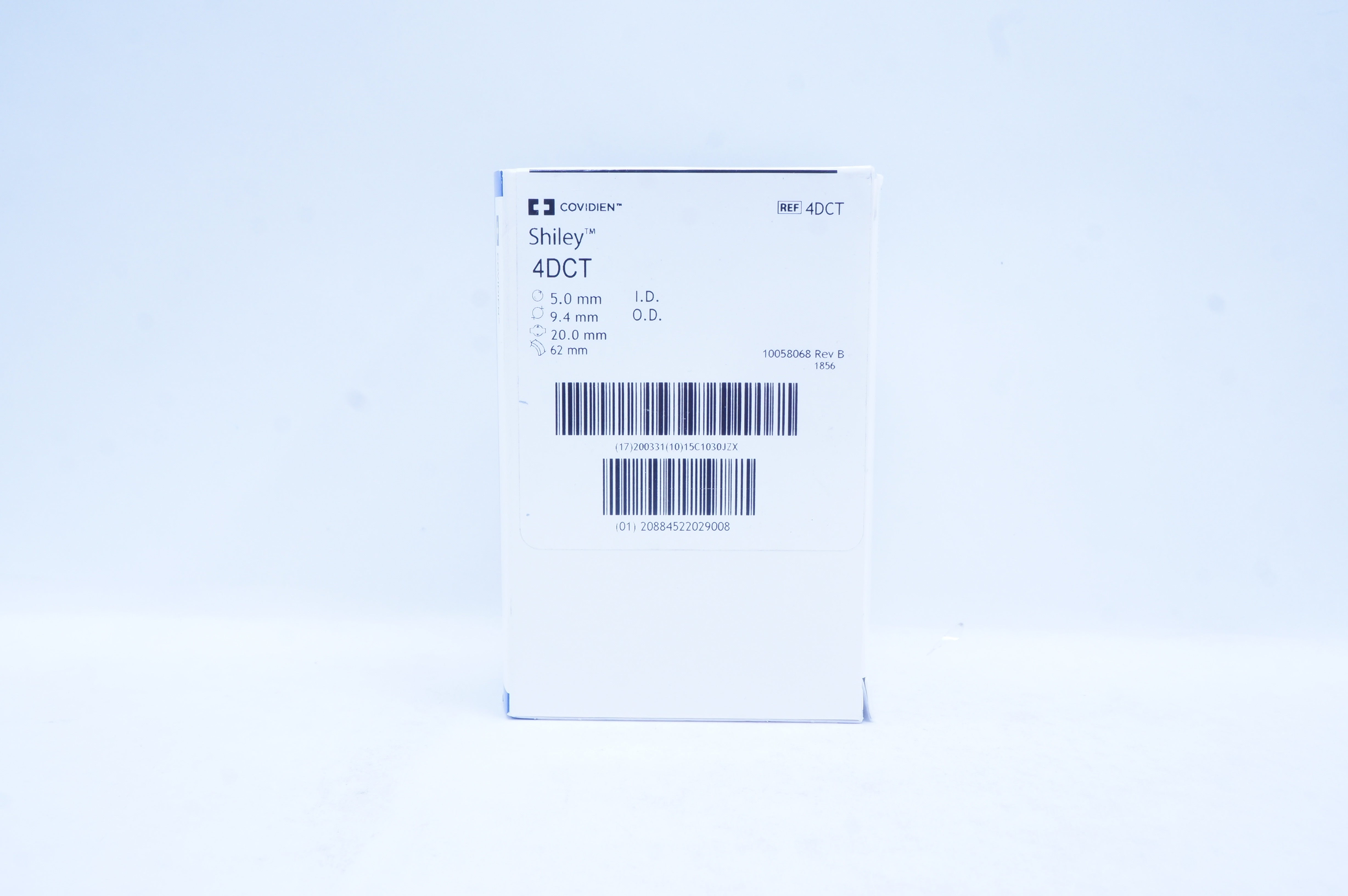 Covidien 4DCT Shiley Tracheostomy Tube Cuffed,  5.0mm ID x 9.4mm OD (x)