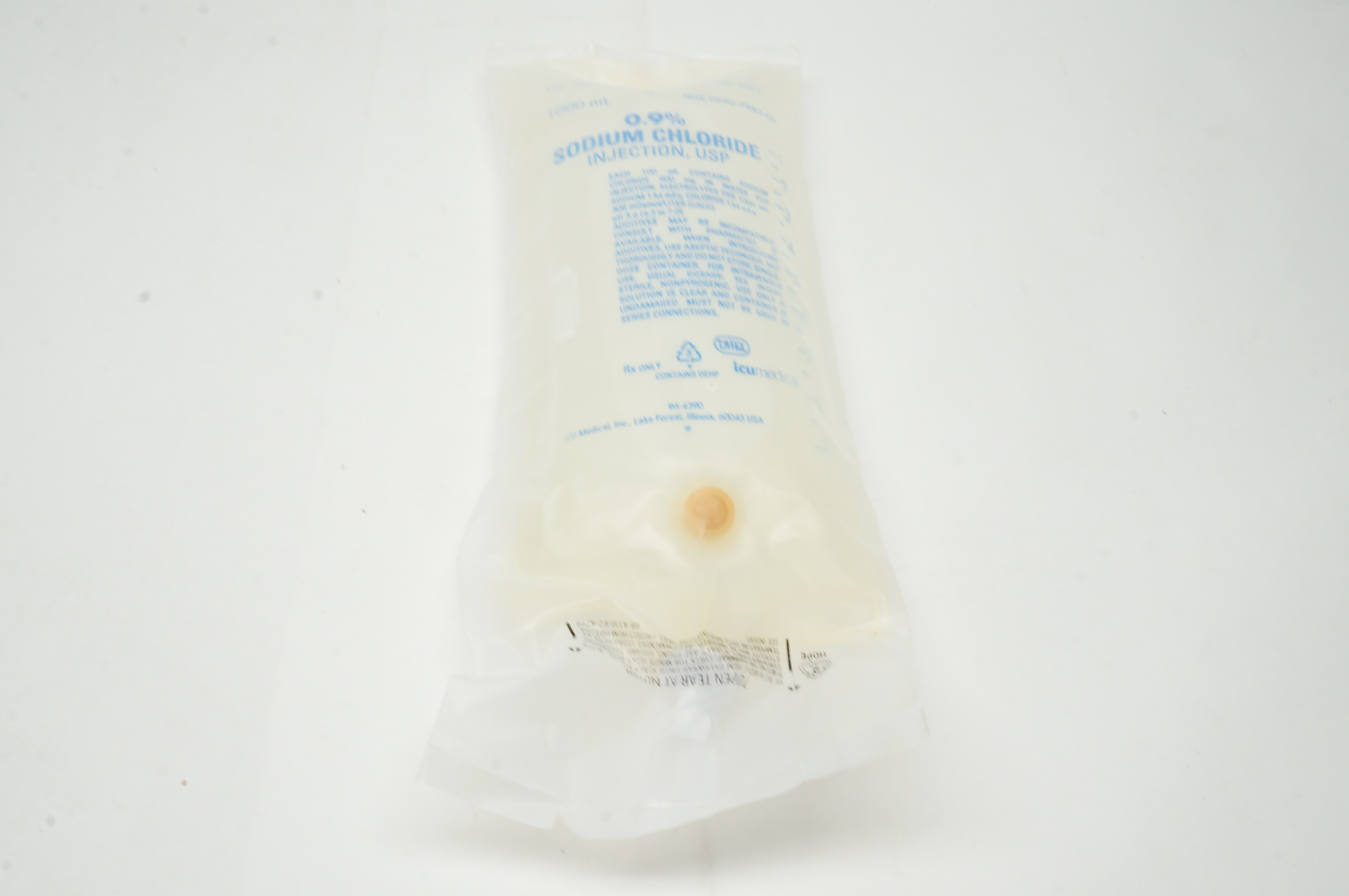 ICU Medical 0.9% Sodium Chloride Injection USP 1000ml