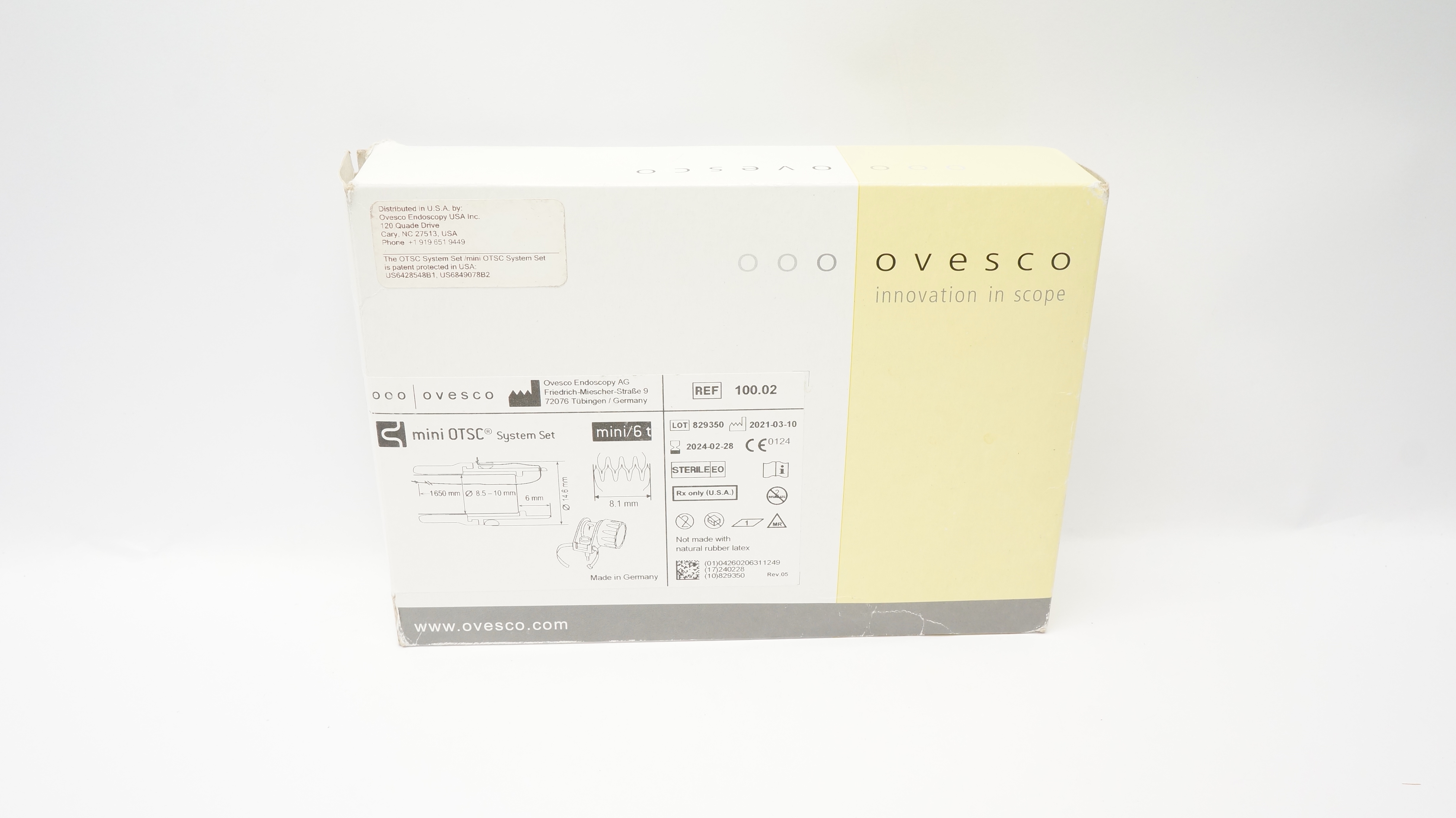 Ovesco Endoscopy 100.02 Mini OTSC System Set, Mini/ 6t (x)