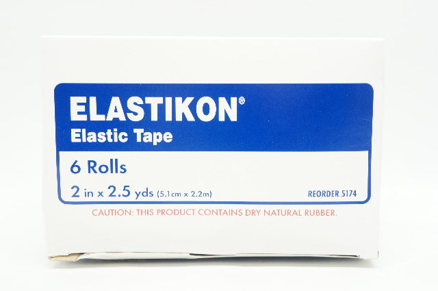 Johnson-Johnson 5174 Elastikon Elastic Tape 2 inch x 2.5 yds. - Box of 6