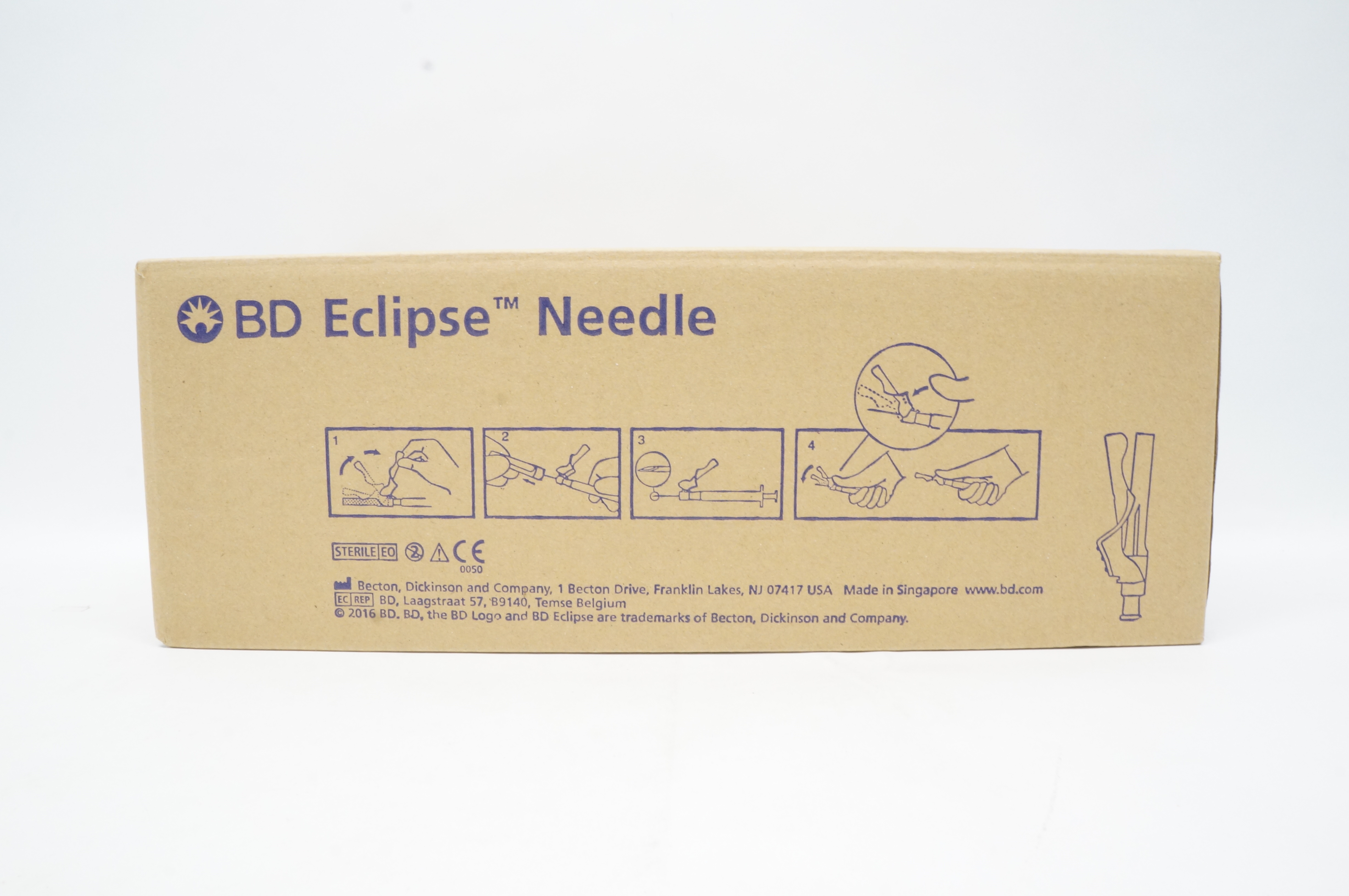 BD 305763 Eclipse Injection Ndle 22G x 1-1/2 - Box of 100
