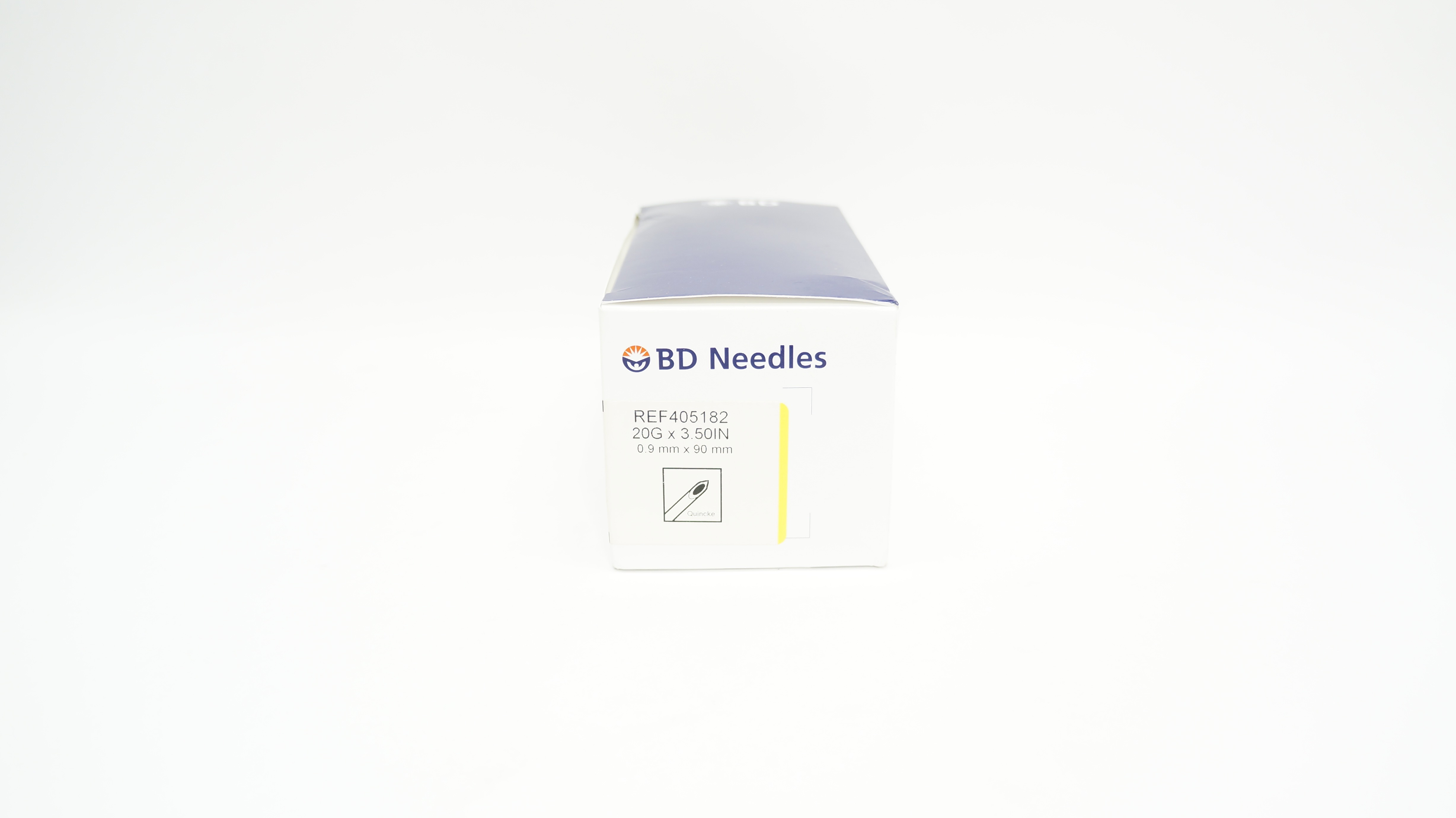 BD 405182 Becton Spinal Ndle Quincke Type Point 20G x 3.50inch - Box of 25