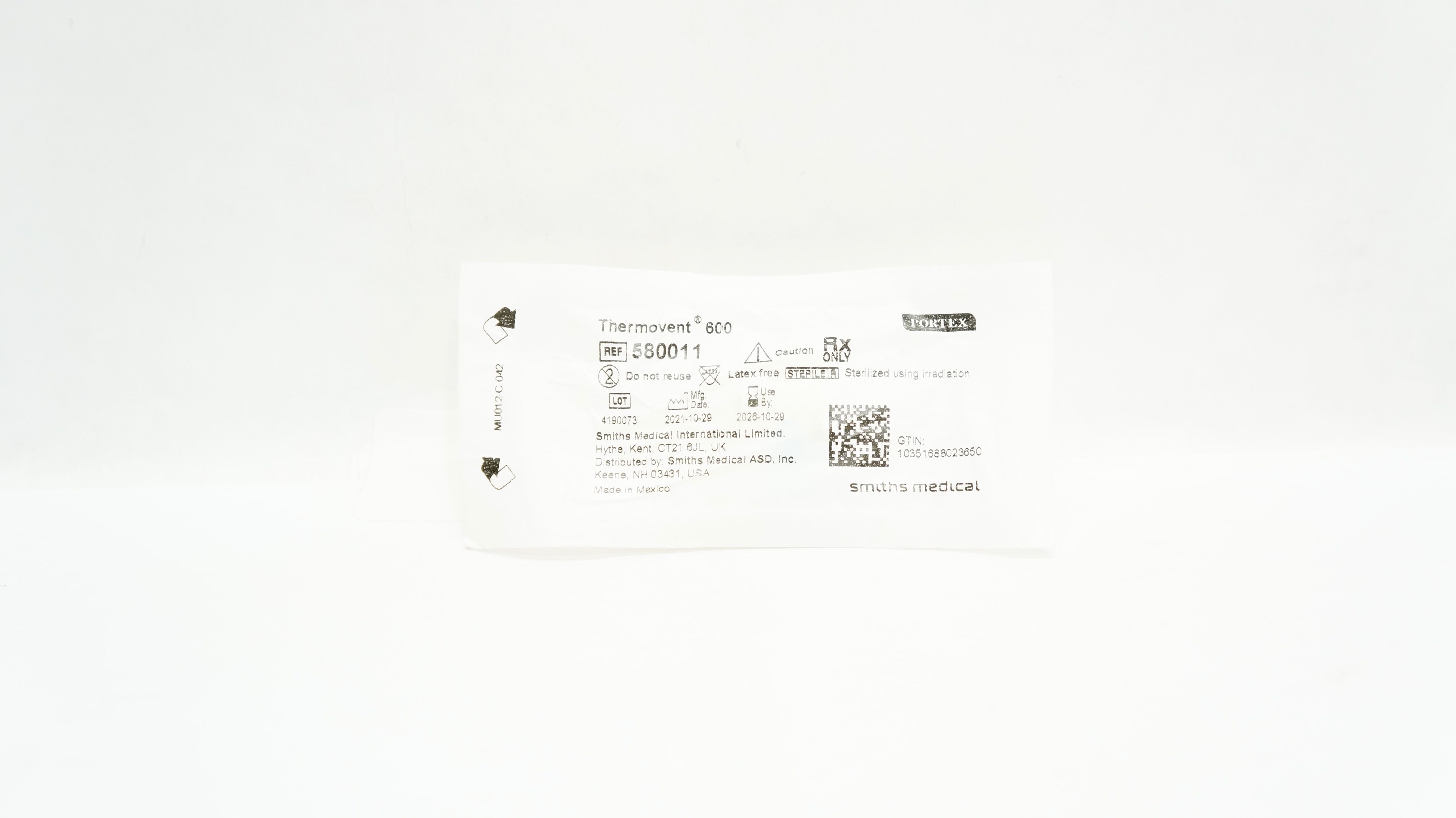 Smiths Medical 580011 Portex Thermovent 600 HME Filters