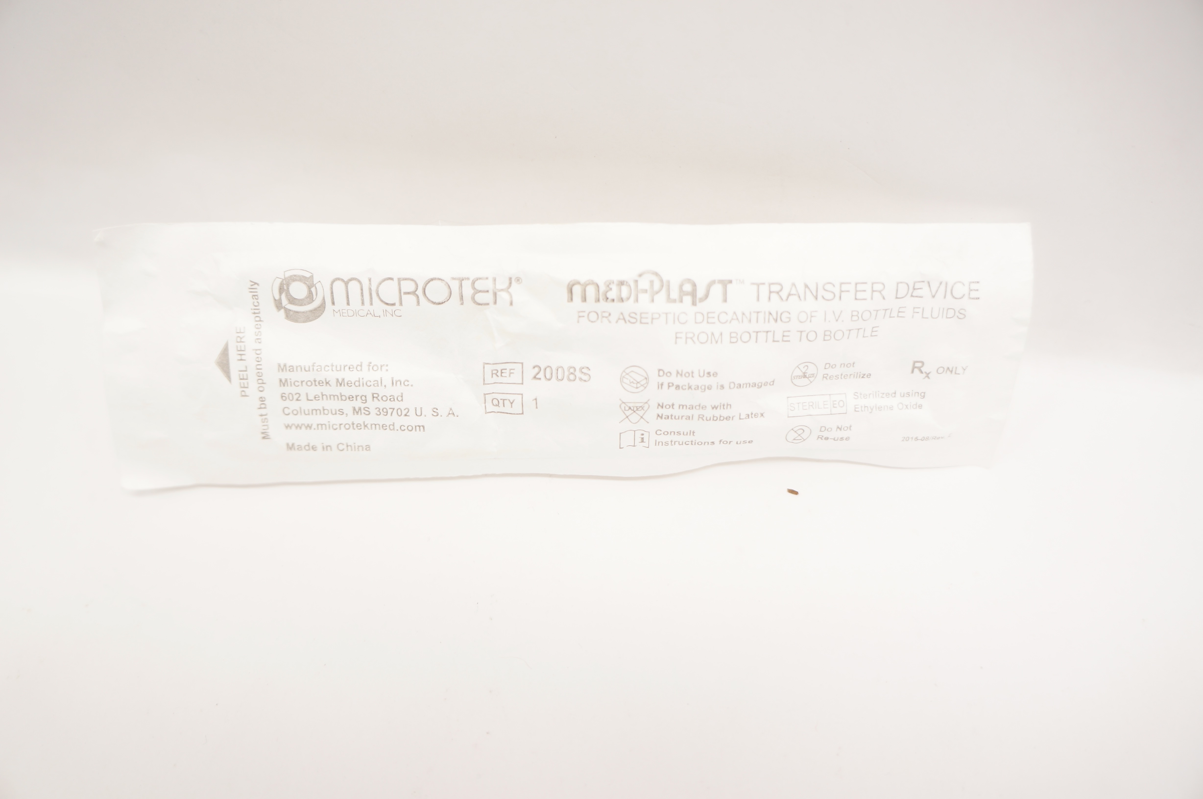 Microtek 2008S Medi-Plast Transfer Device