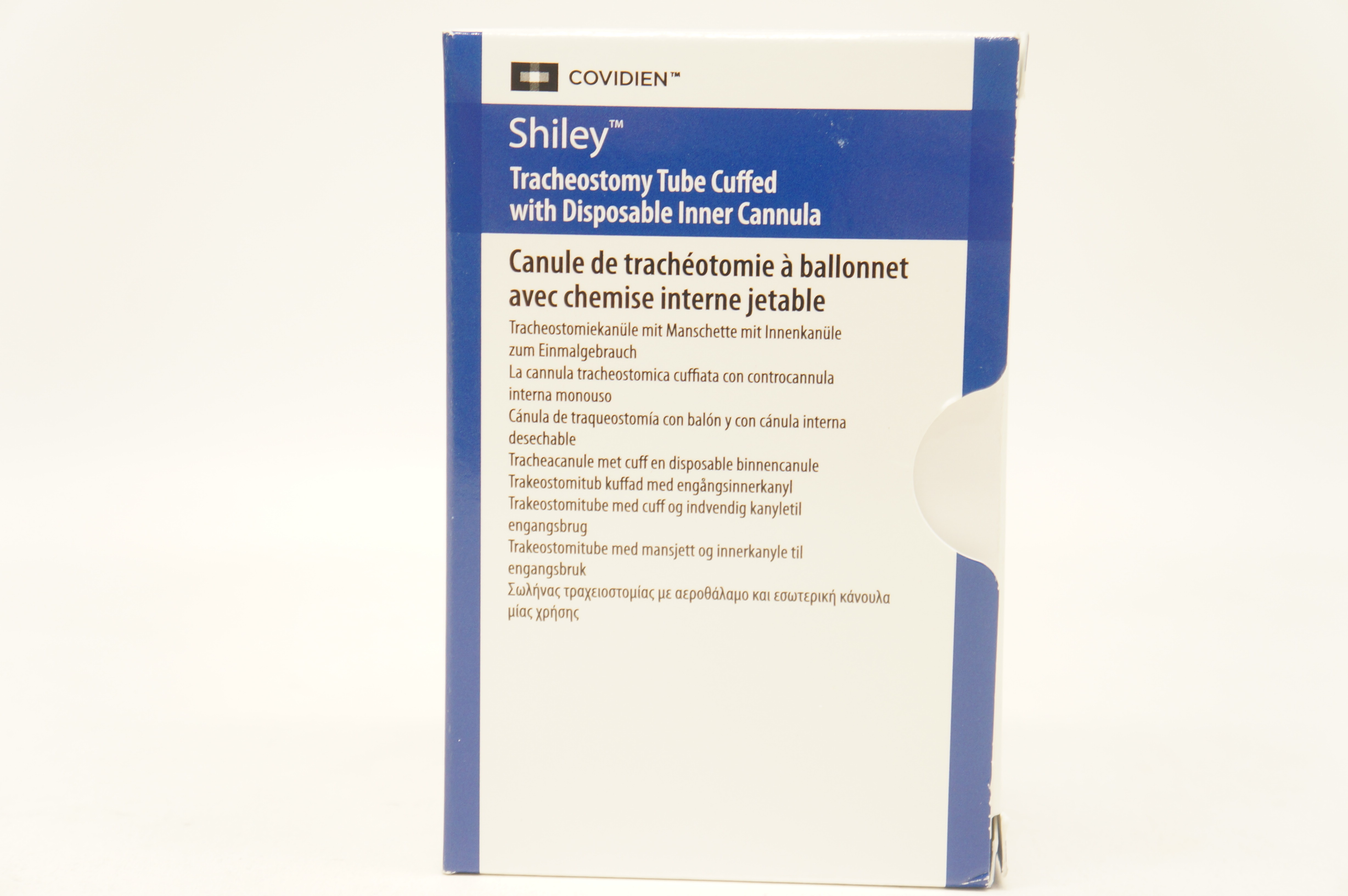 Covidien 6DCT Shiley Tracheostomy Tube Cuffed 6.4 I.D. x 10.8 O.D. x 24.0 x 74mm
