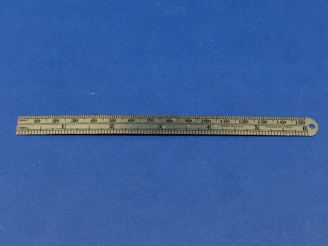 V.Mueller OP2720 Metric Ruler, 6in, 15.2cm