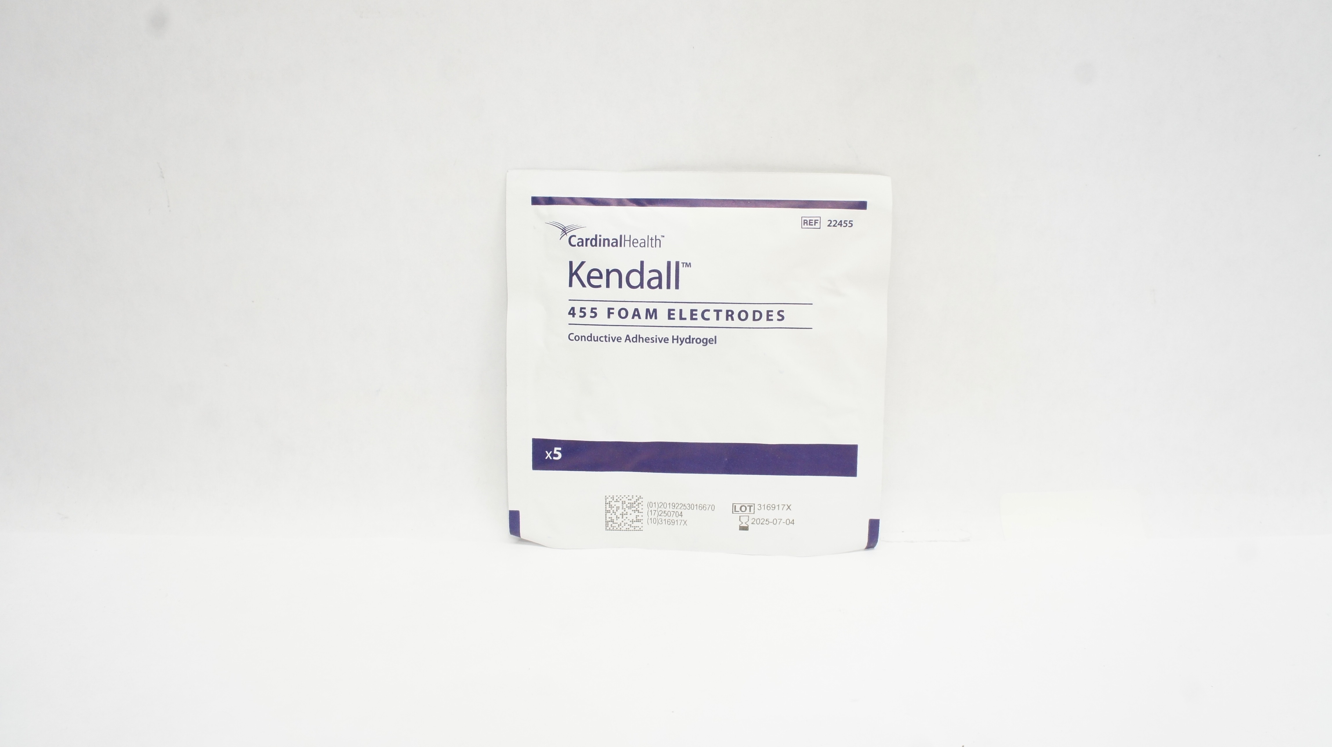 Cardinal Health 22455 Kendall 455 Foam Electrodes - Pack of 5