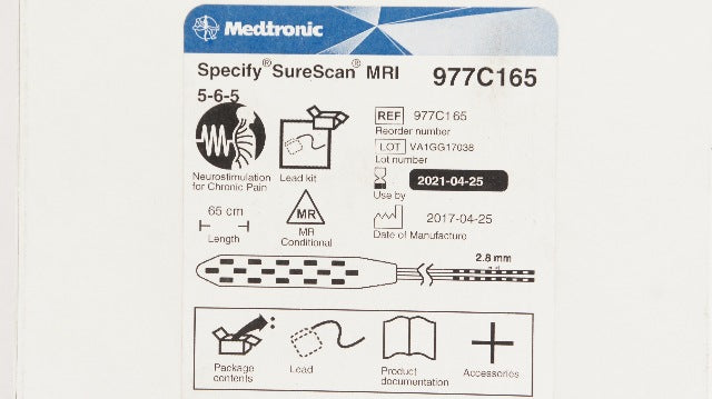 Medtronic 977C165 Specify SureScan MRI 5-6-5 2.8mm x 65cm (x)