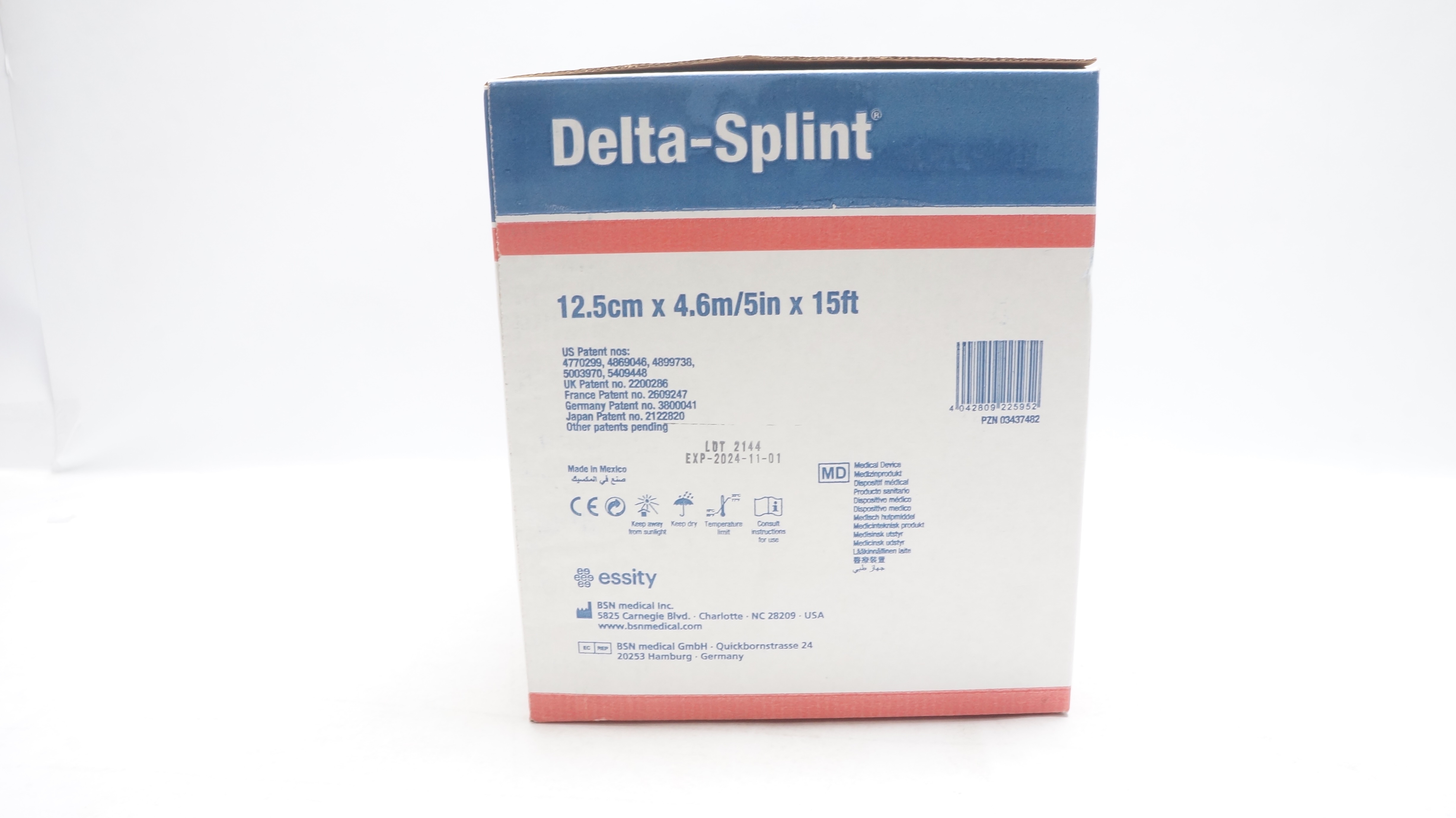BSN 73427-03 Delta-Splint Synthetic Splinting System 5inch x 15ft (x)