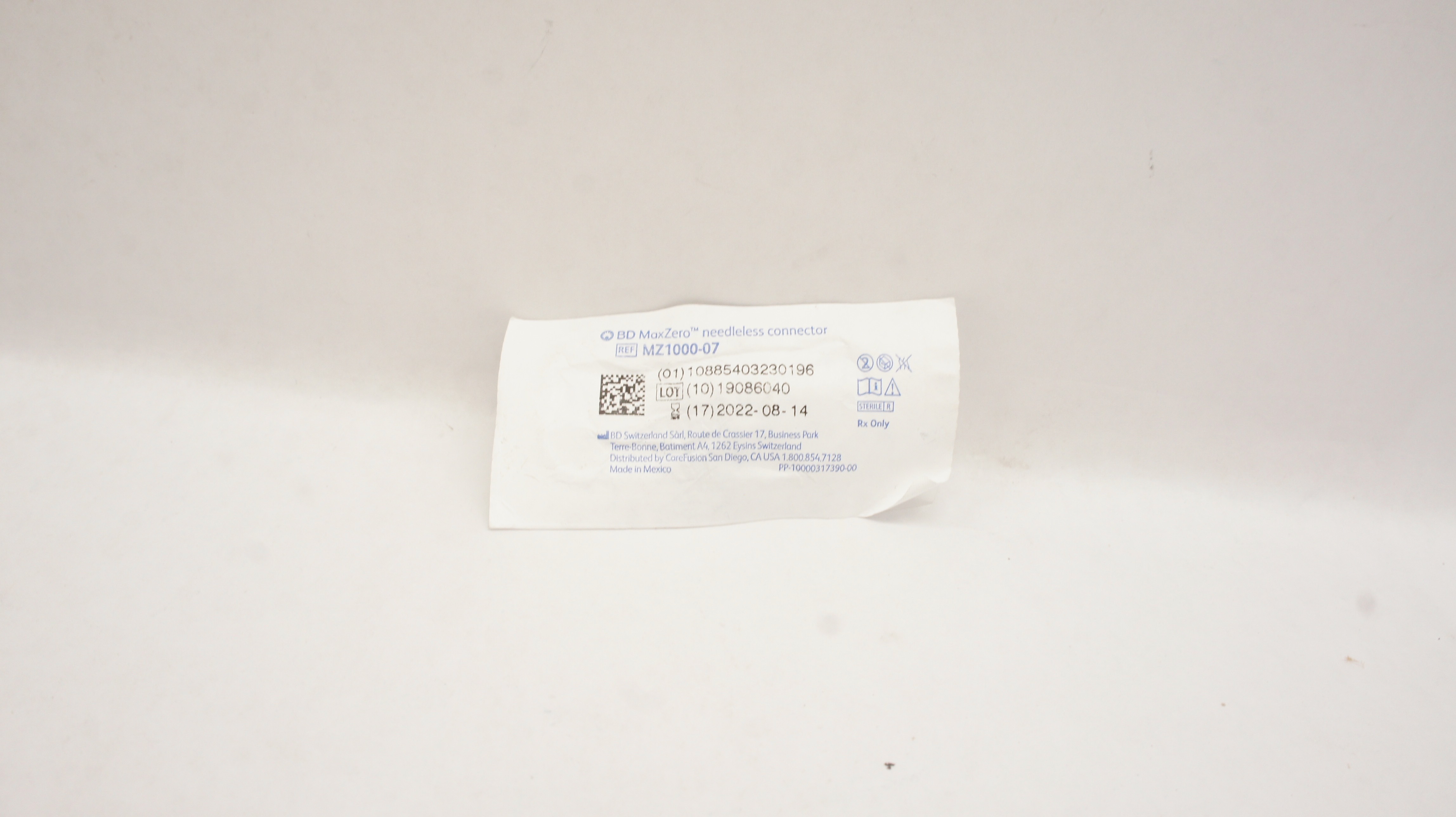 BD MZ1000-07 MaxZero Needleless Connector (x)