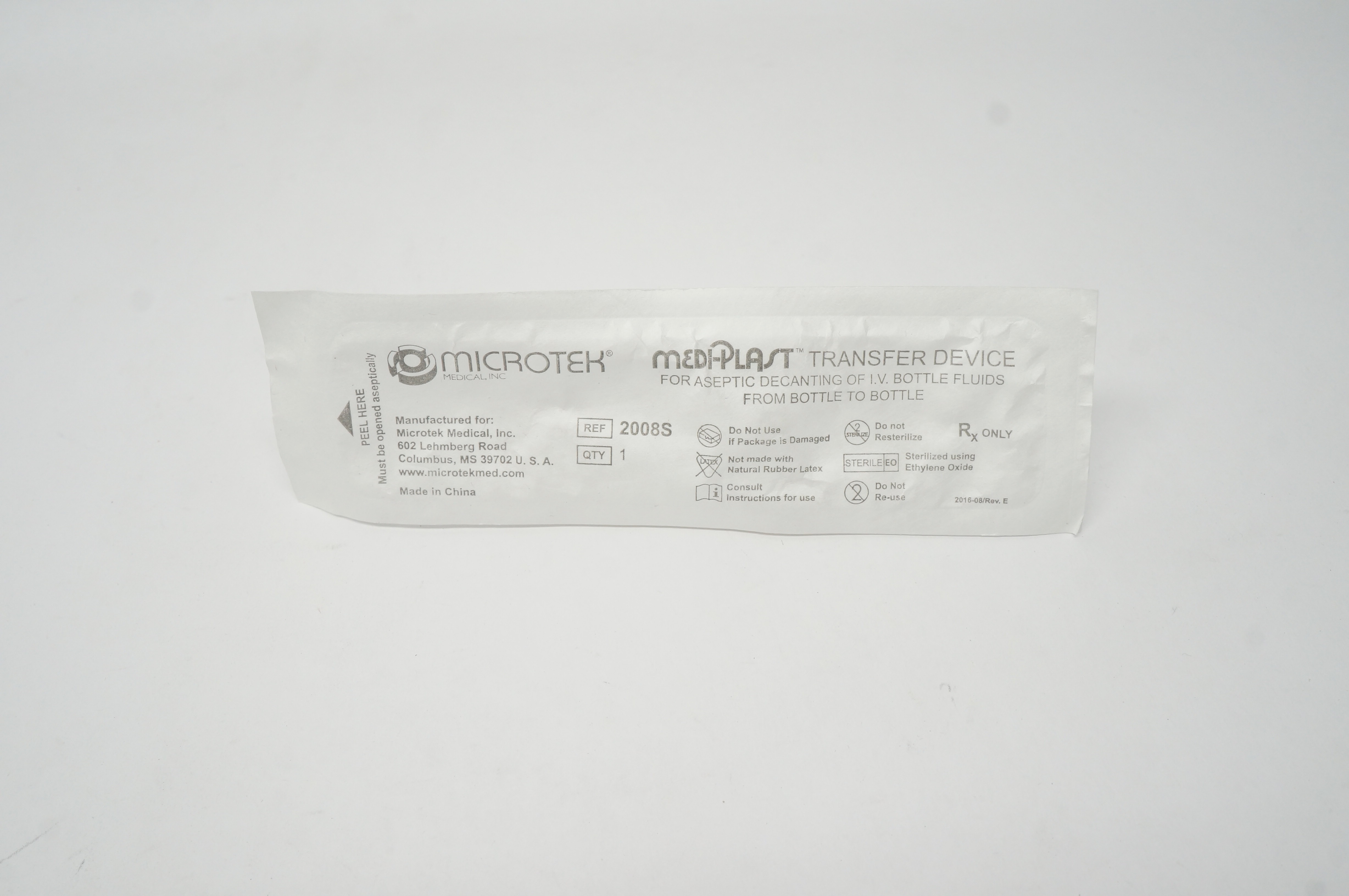 Microtek 2008S Medi-Plast Transfer Device