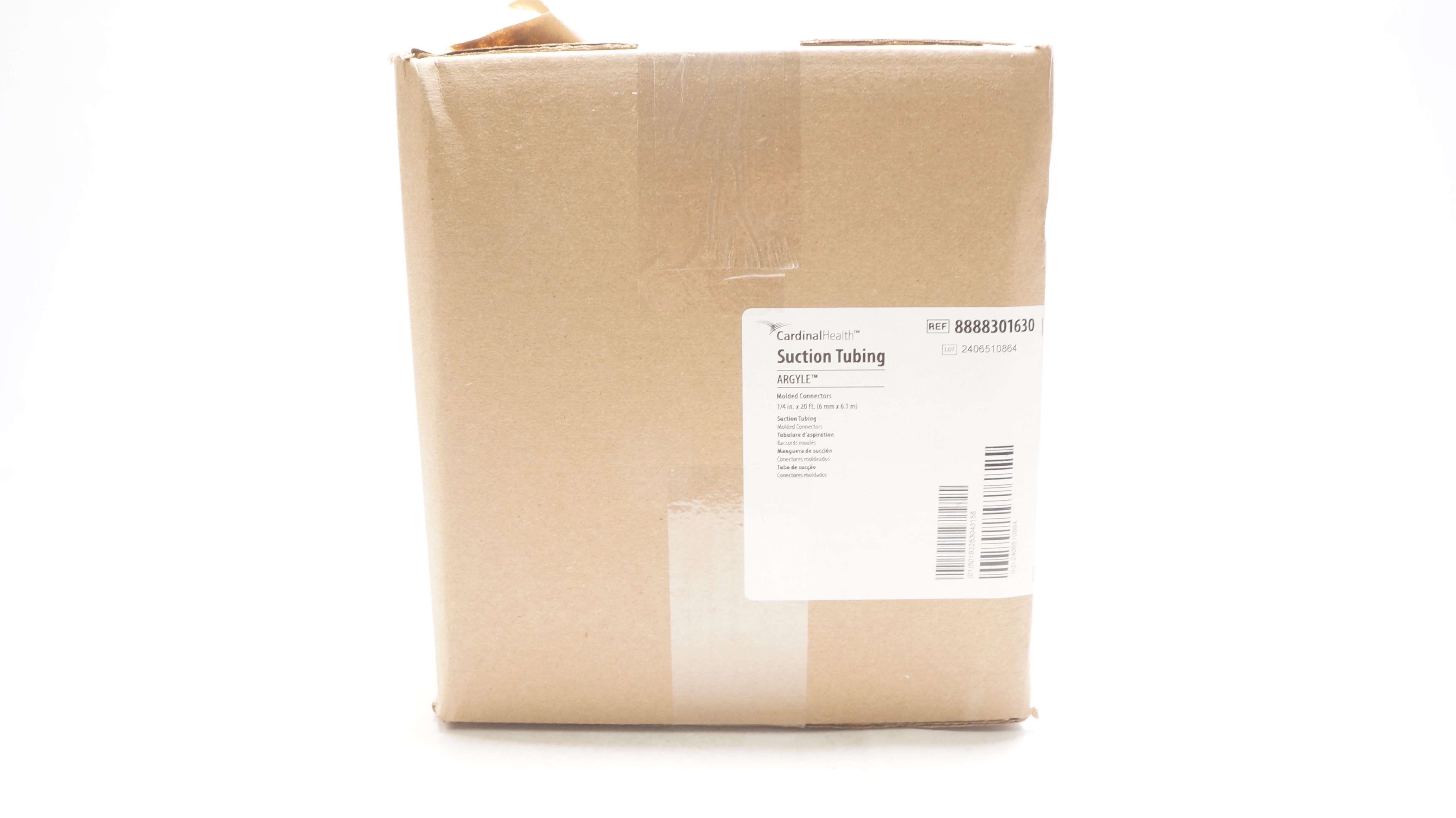 Cardinal Health 8888301630 Argyle Suction Tubing Molded Connectors - Box of 10