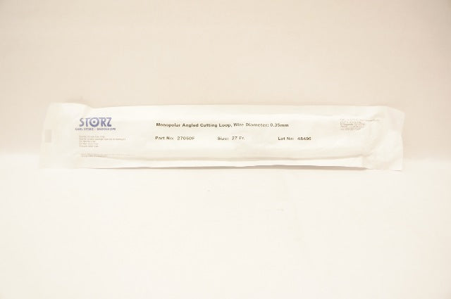 Karl Storz 27050F Monopolar Angled Cutting Loop, Wire Diameter 0.35mm, 27Fr.