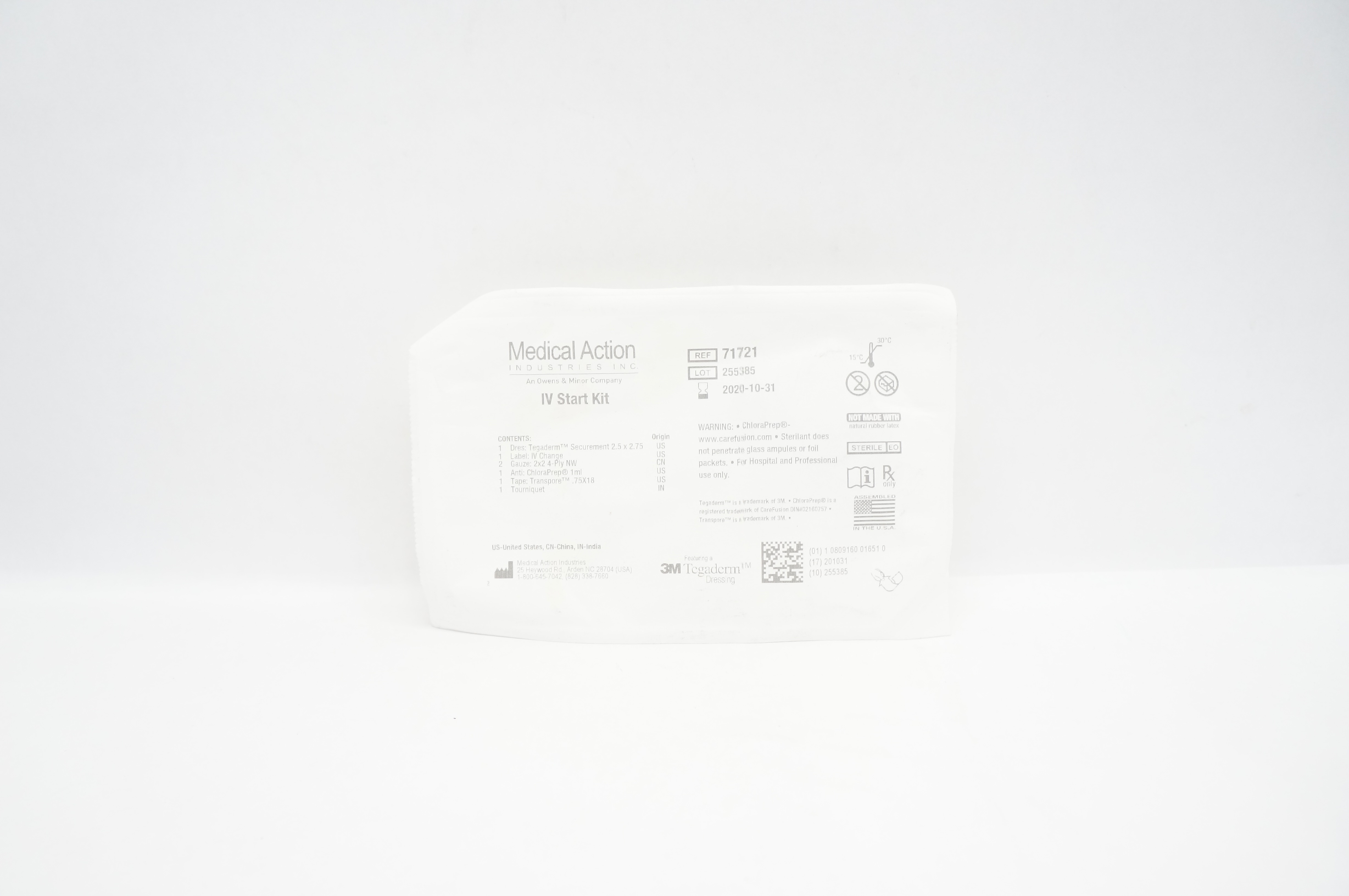 Medical Action Industries 71721 Featuring 3M Tegaderm Dressing IV Start Kit (x)