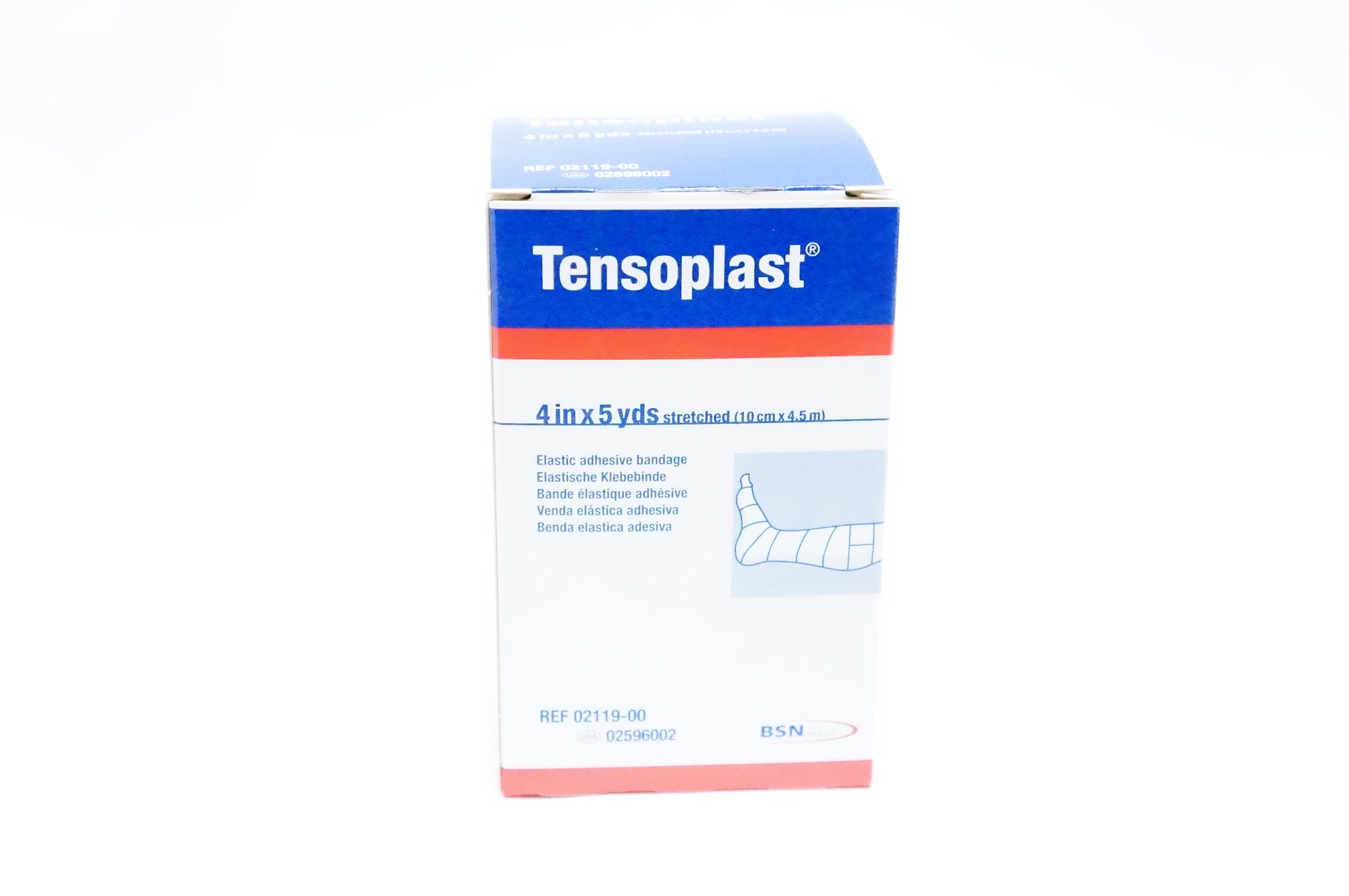 BSN Medical 02119-00 Tensoplast Elastic Adhesive Bandage 4in x 5yds stretched(x)