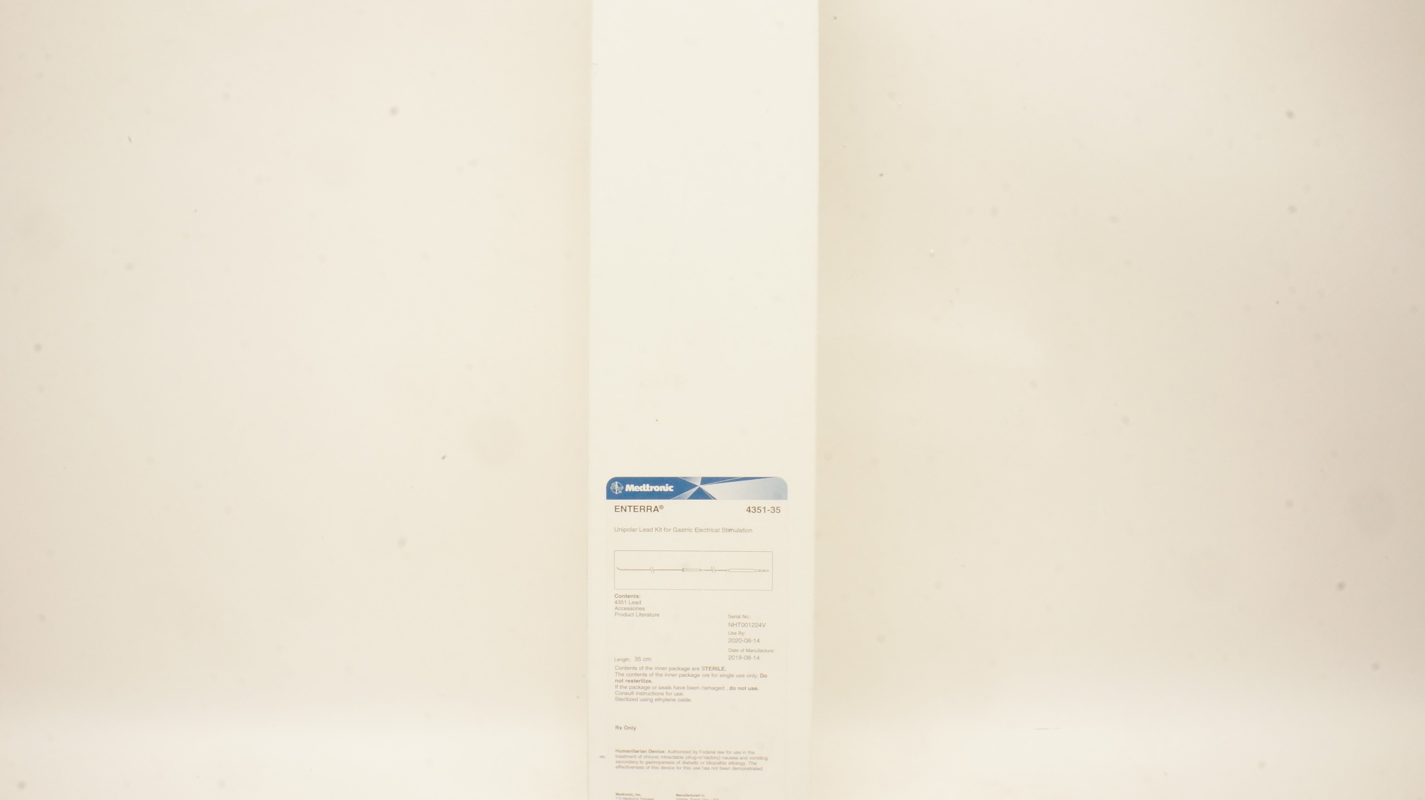 Medtronic 4351-35 Enterra Unipolar Lead Kit 35cm (x)