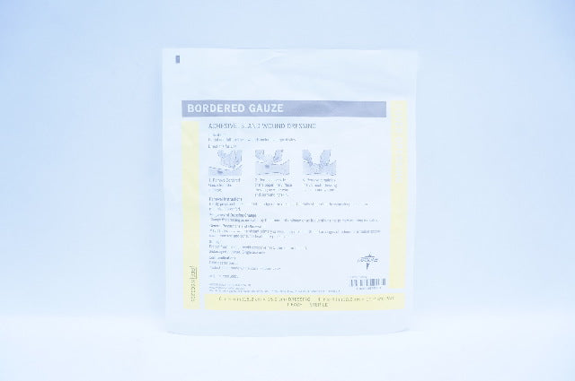 Medline MSC3266 Bordered Gauze Adhesive Island Wound Dressing 6inch x 6 inch