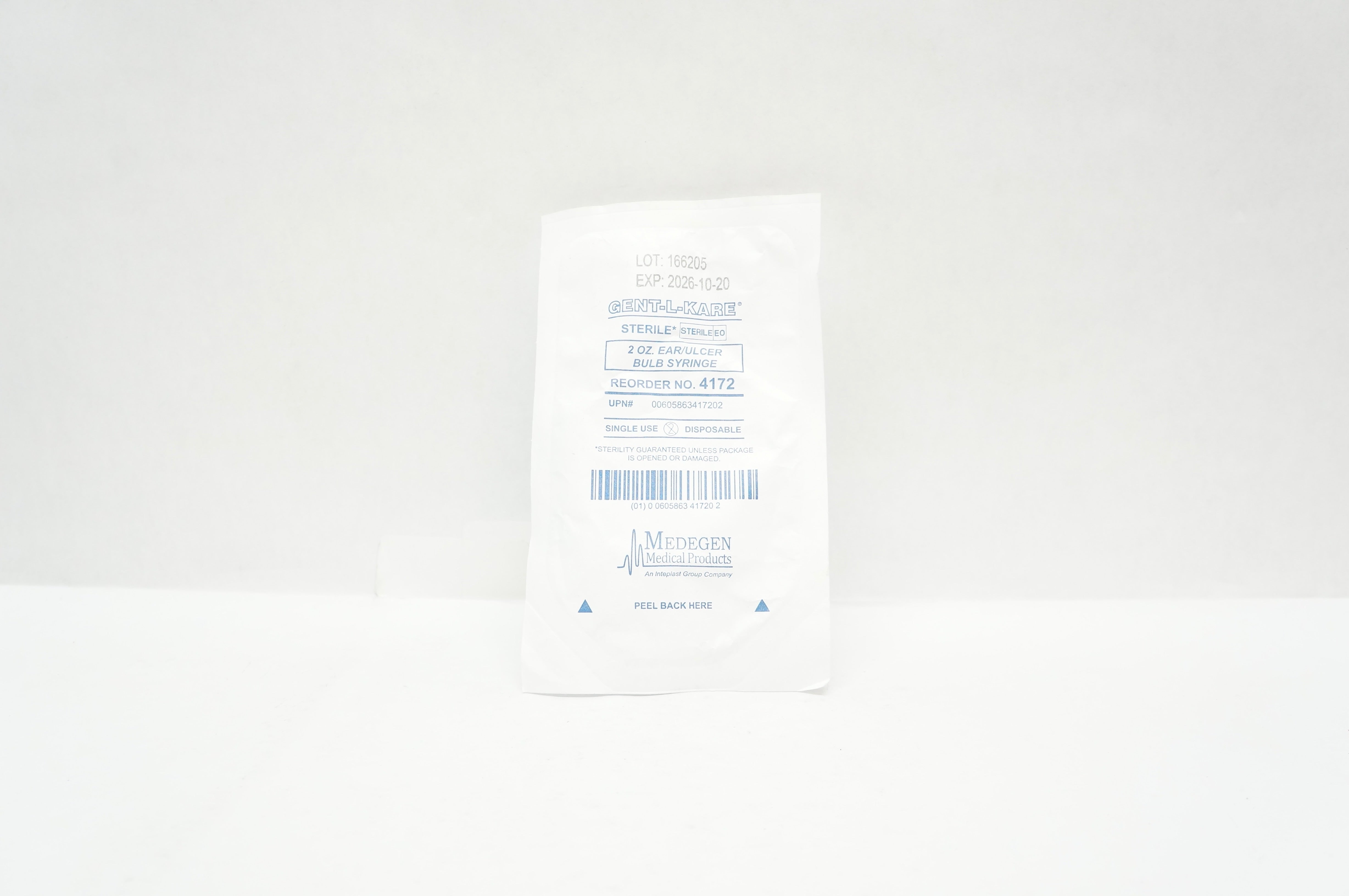 Medegen Medical 4172 Gent-L-Kare 2oz Ear/Ulcer Bulb Syringe