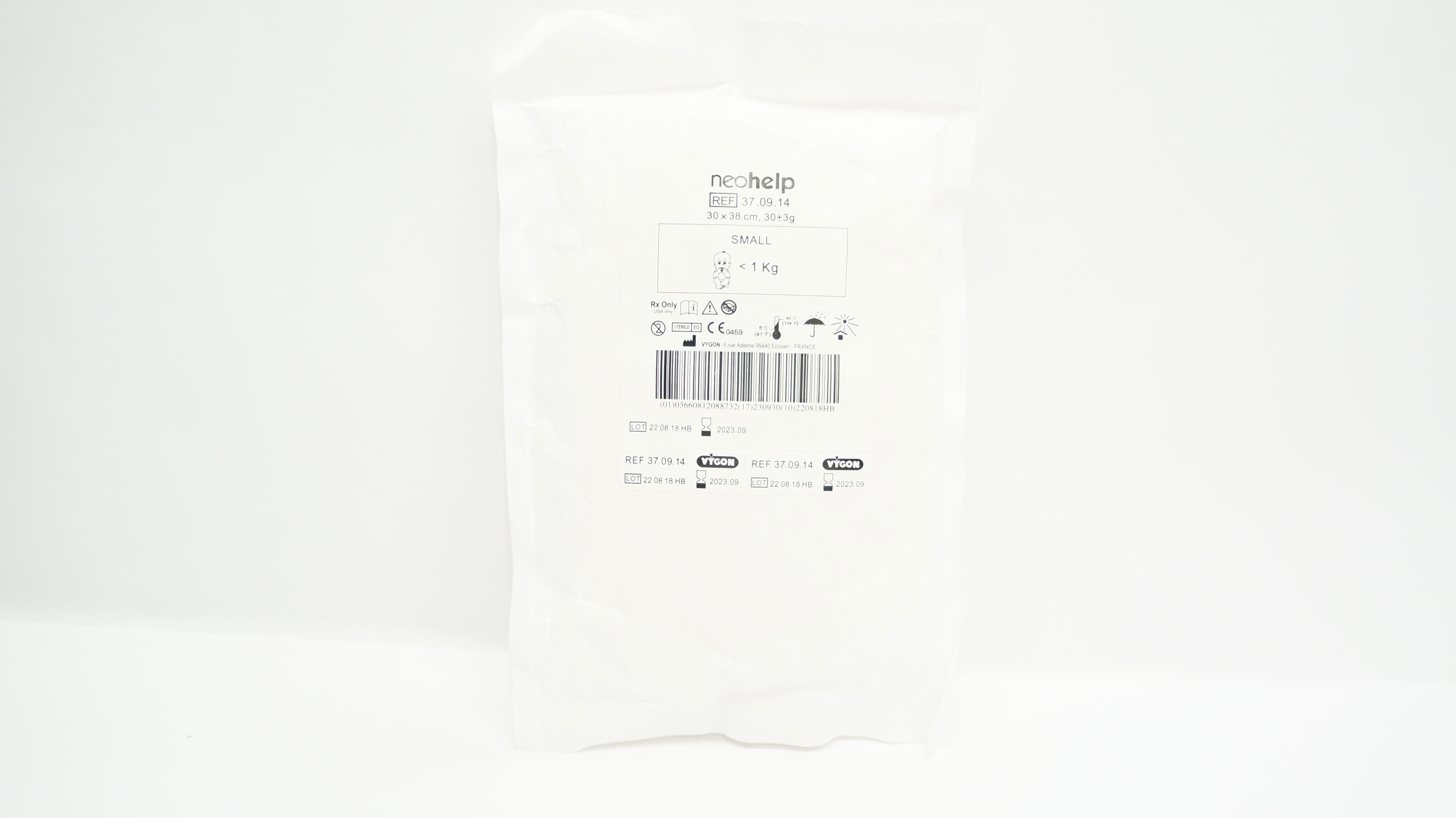 Vygon 37.09.14 Value Life Neohelp 30 x 38cm 30±3g Small <1kg (x)