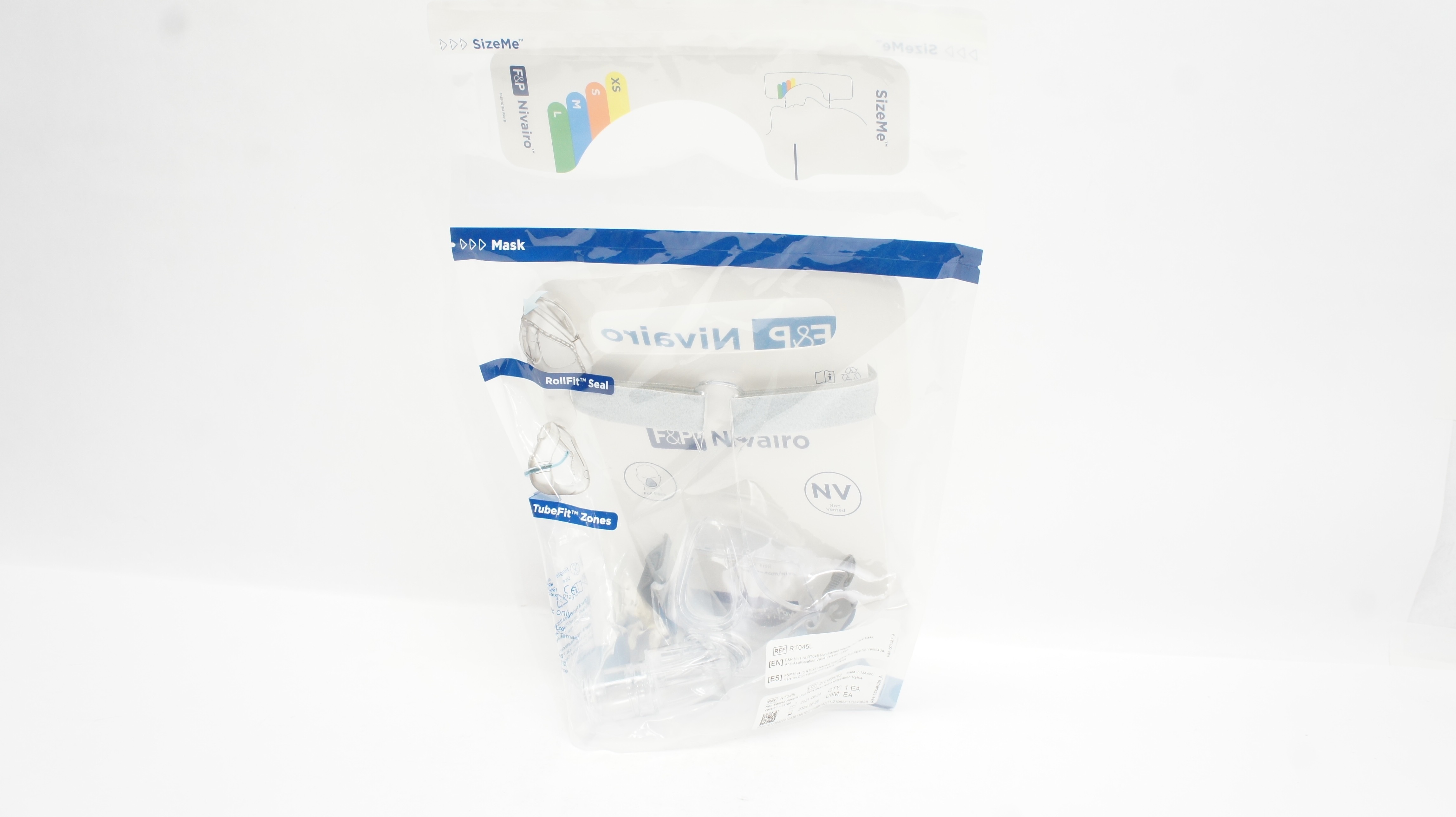 Fisher&Paykel RT045L Nivairo Non-Vented Hospital Full Face Mask, Size L