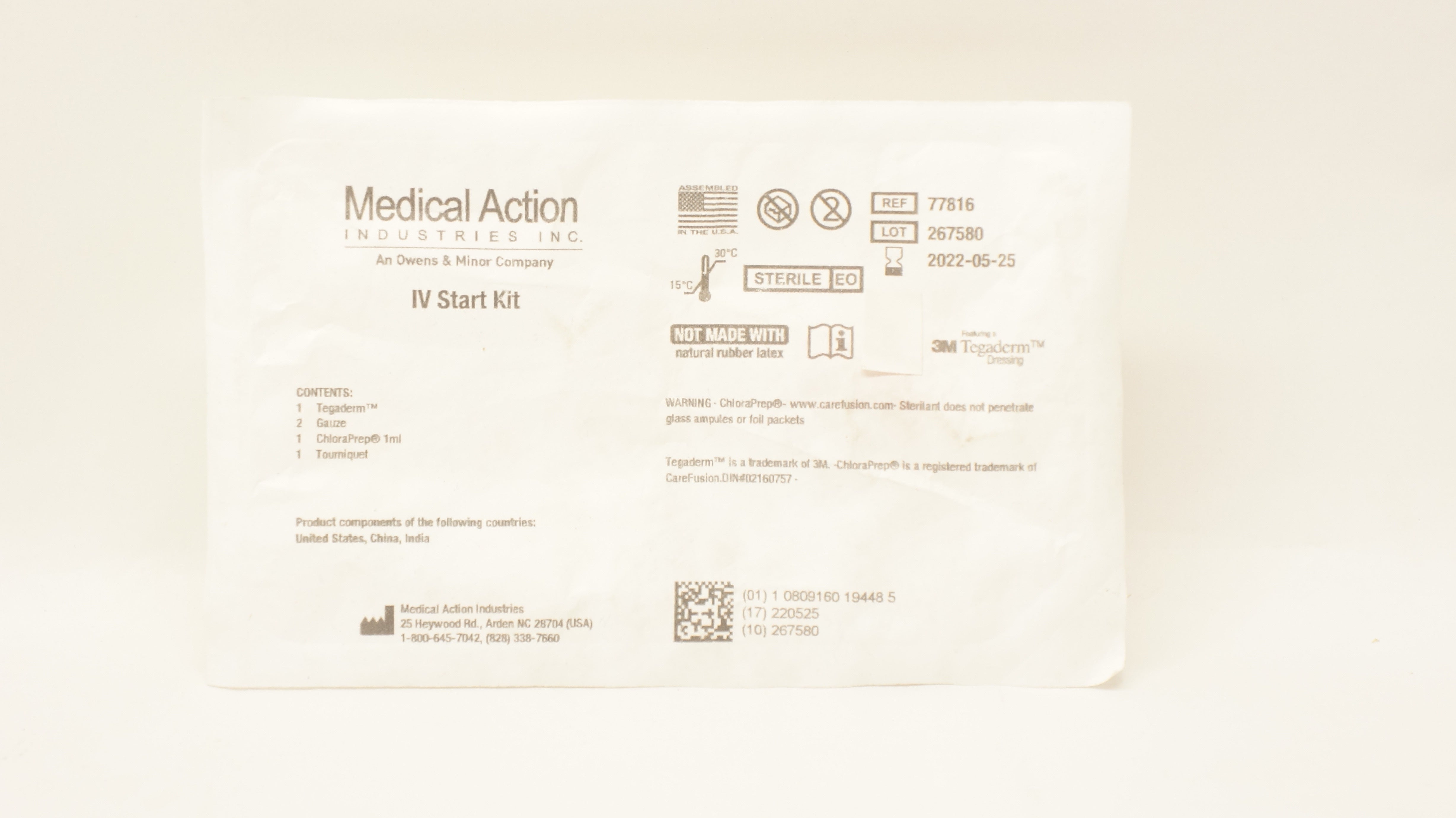 Medical Action 77816 IV Start Kit