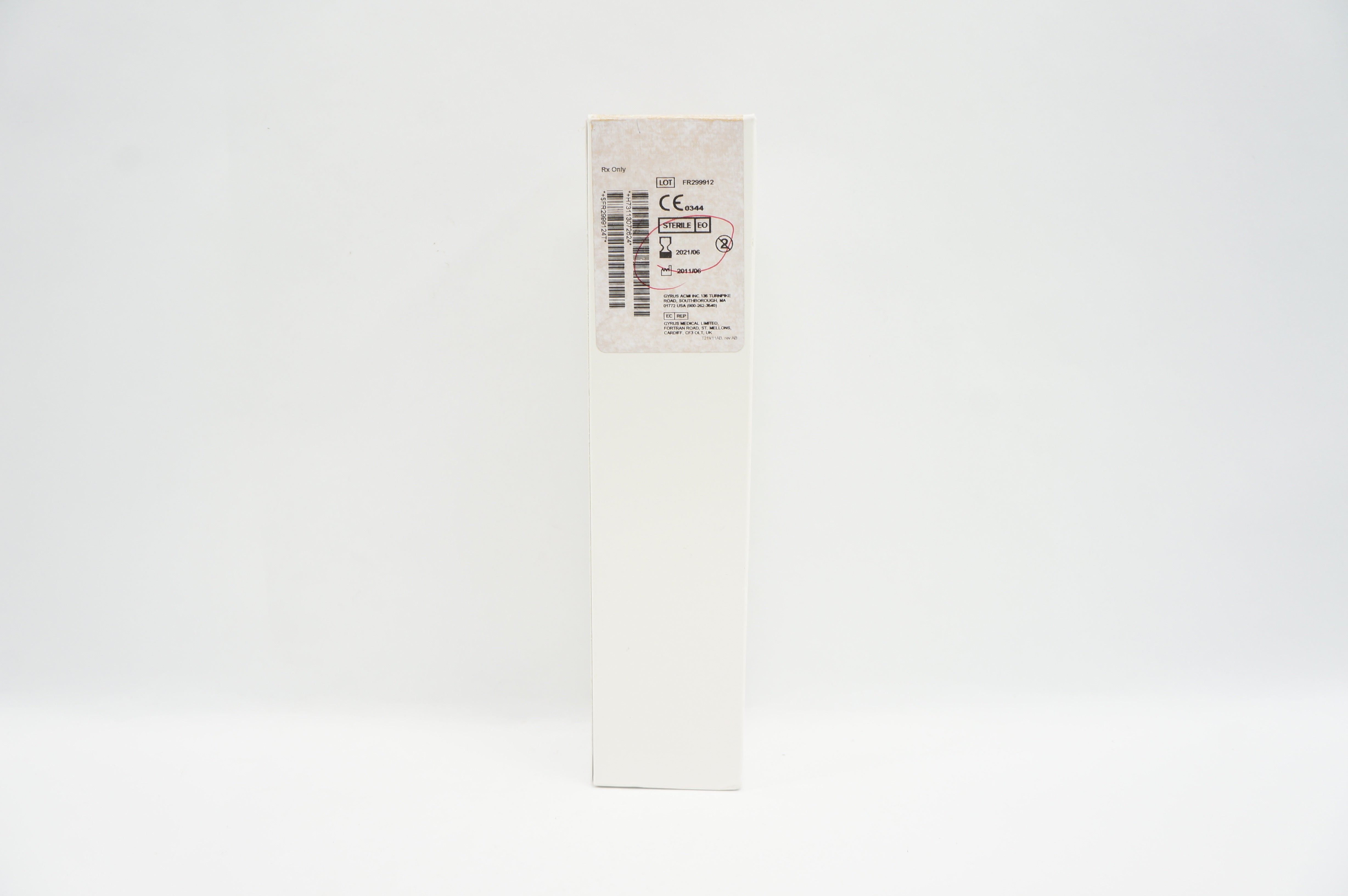 Gyrus ACMI 130726 Disposable Rosen Ndle Blunt, Tip Bend 6.35mm (x) - Box of 6