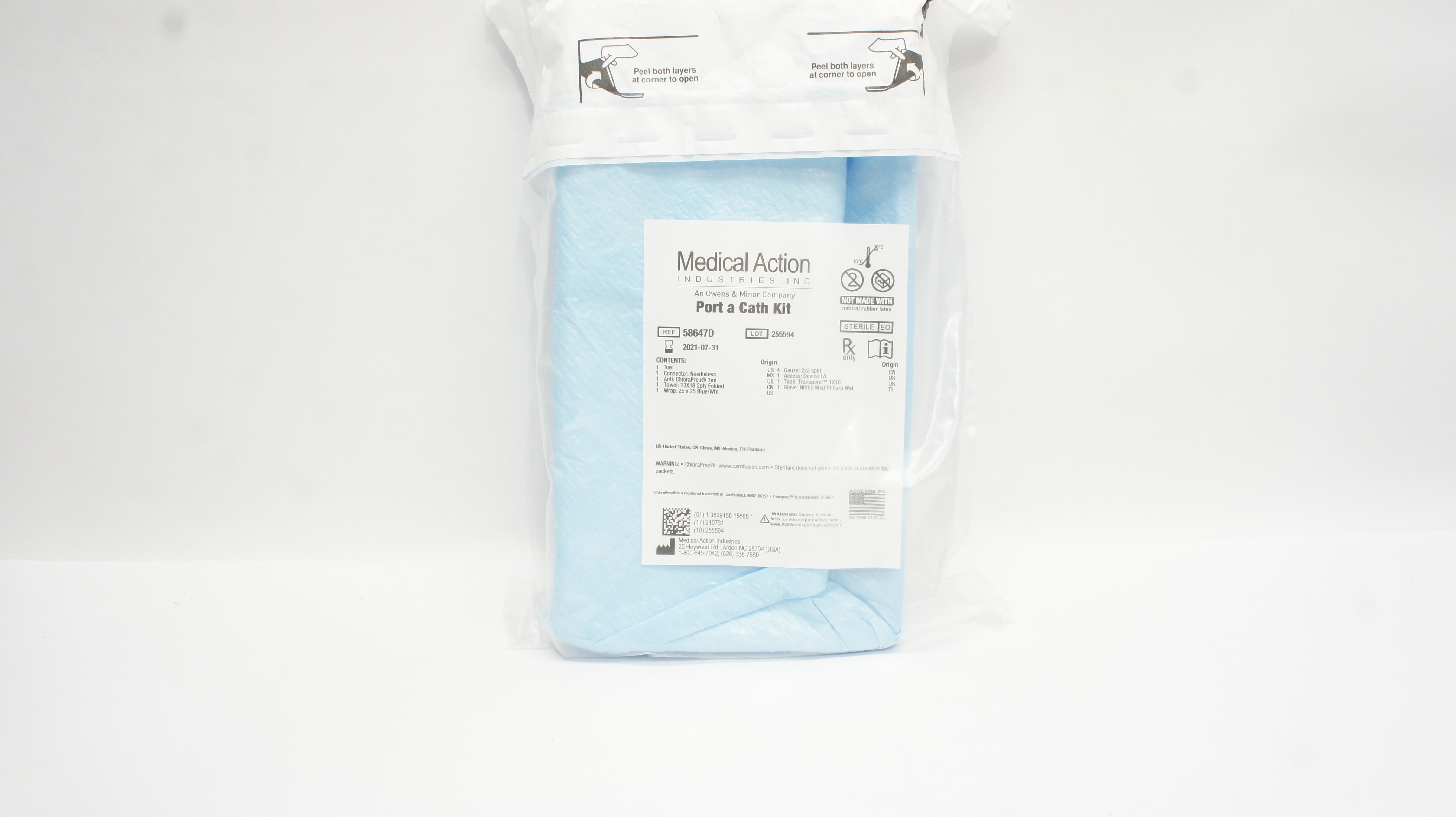 Medical Action 58647D Port a Cath Kit (x)