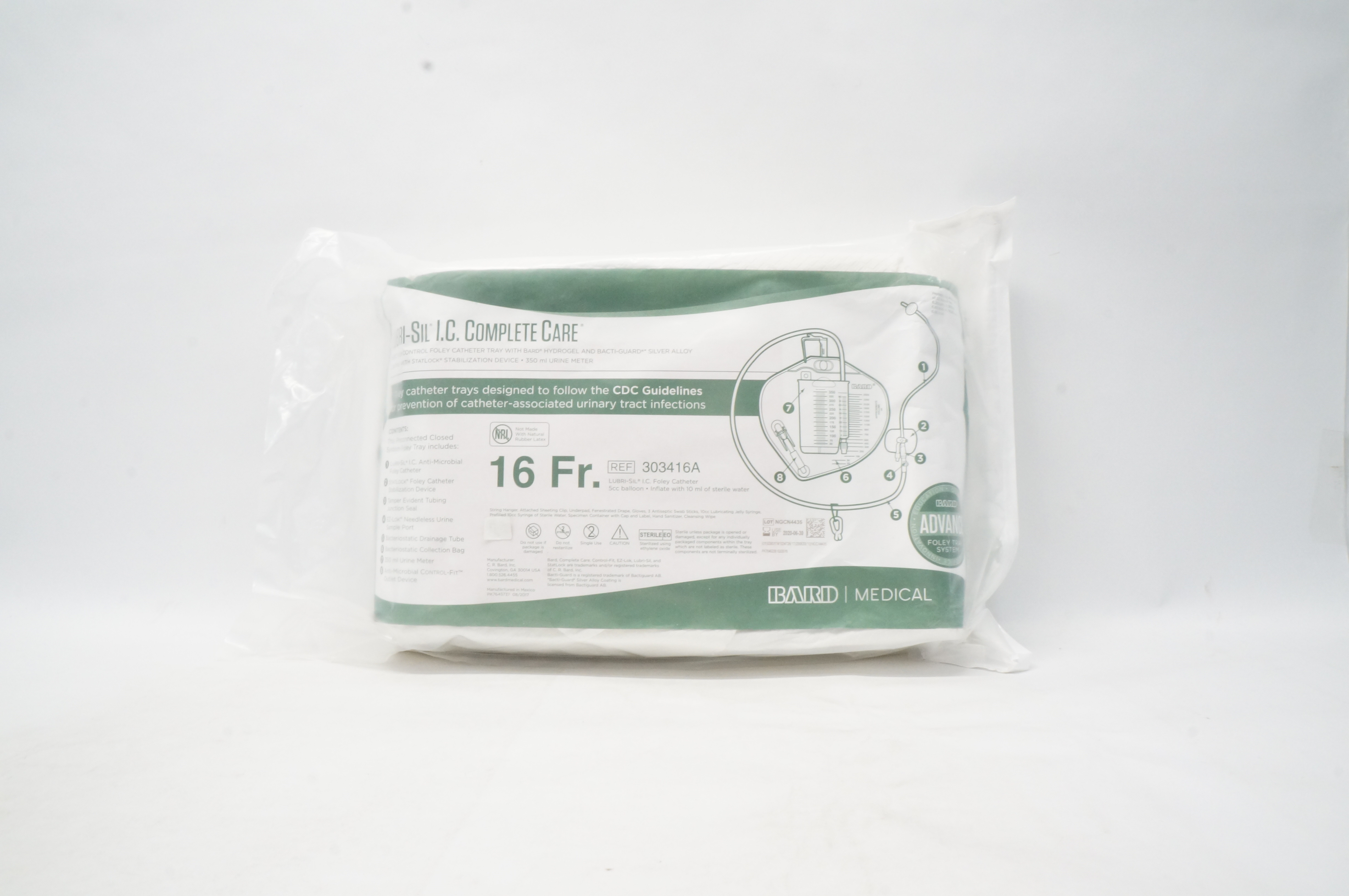 Bard 303416A Lubri-Sil I.C. Complete Care 16Fr. (x)