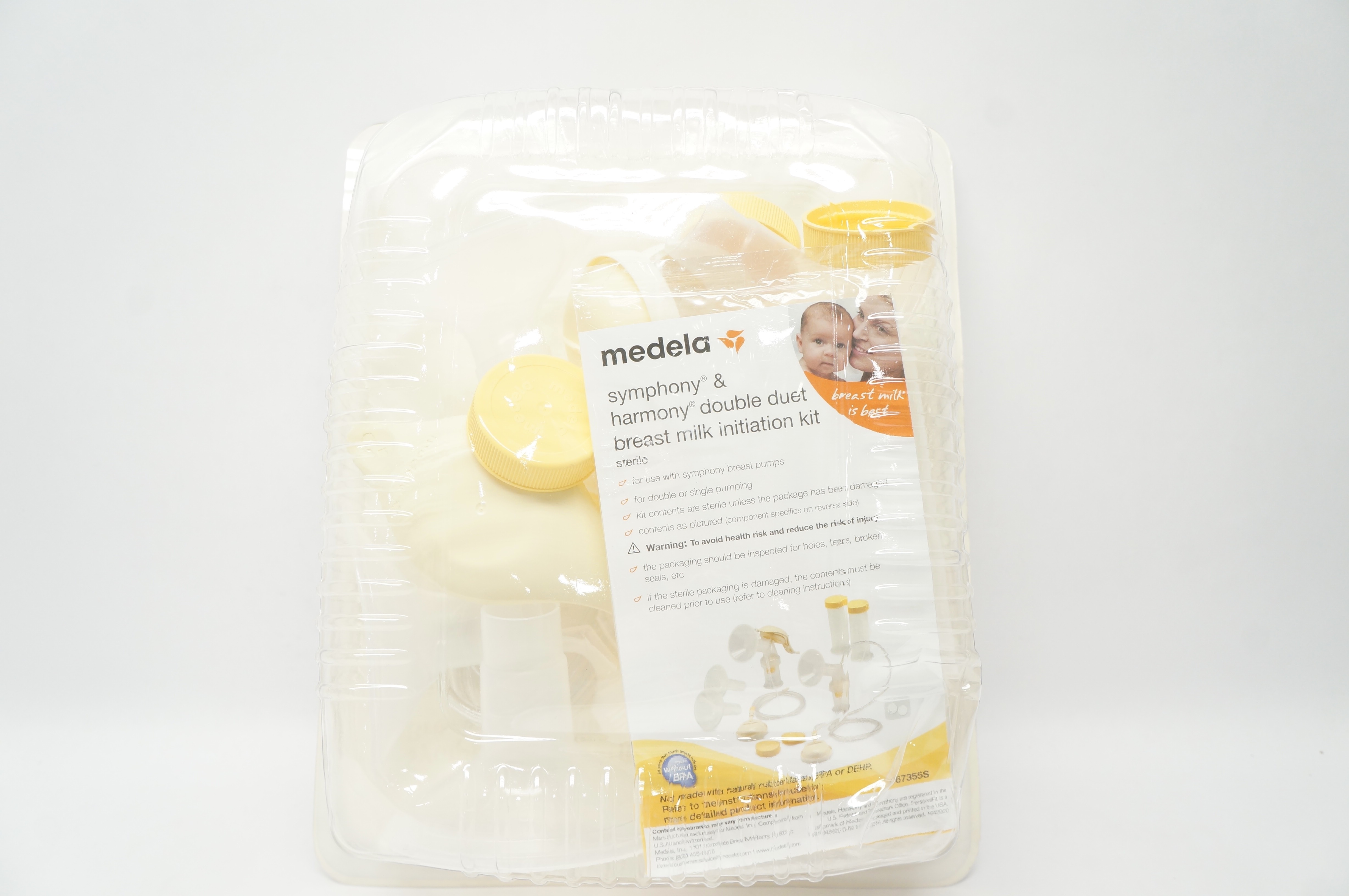 Medela 67355s Symphony & Harmony Double Duet Breast Milk Initiation Kit