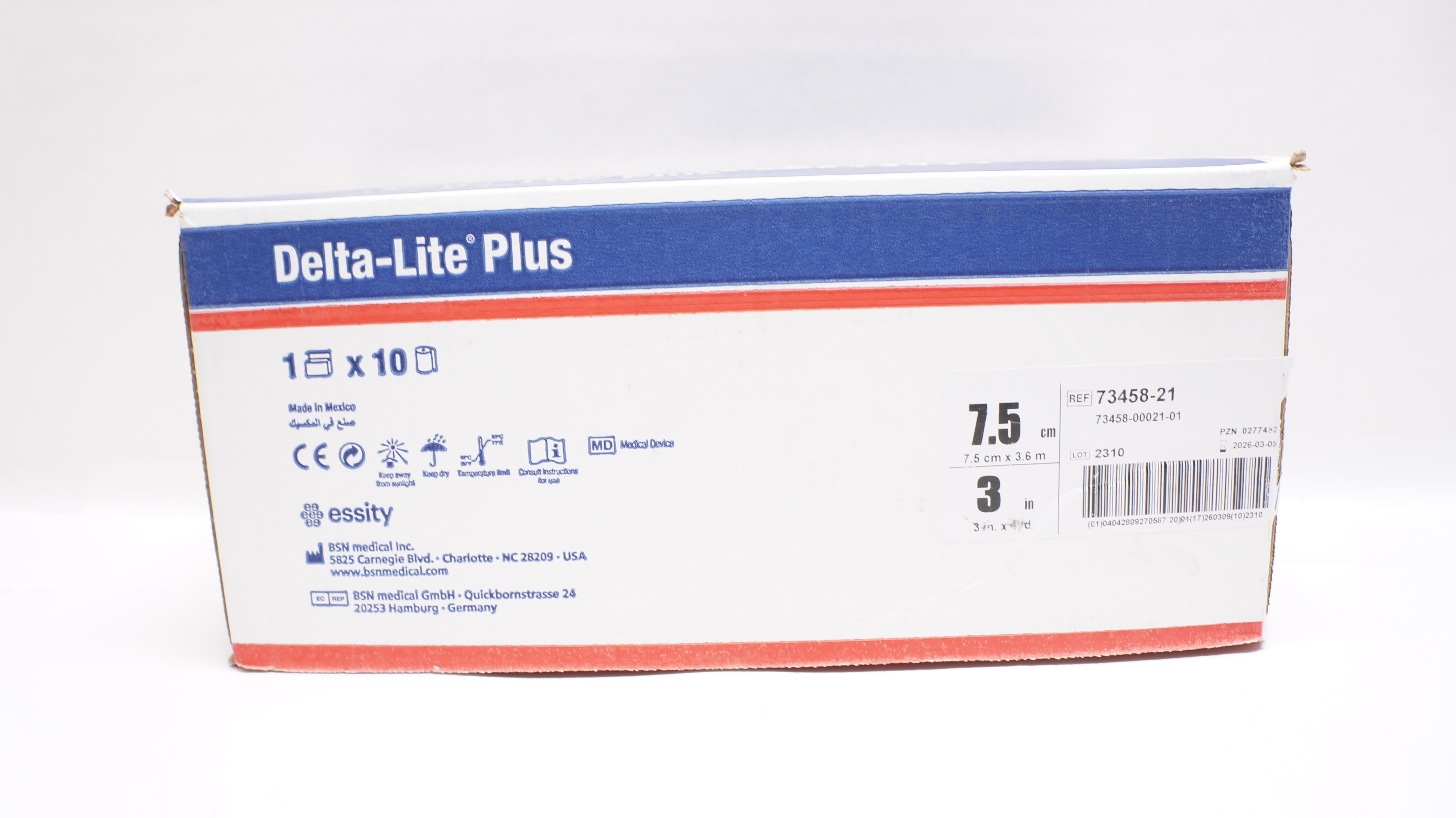 BSN 73458-21 Delta-Lite Plus Fiberglass Cast Tape 3inch x 4yd - Box of 10