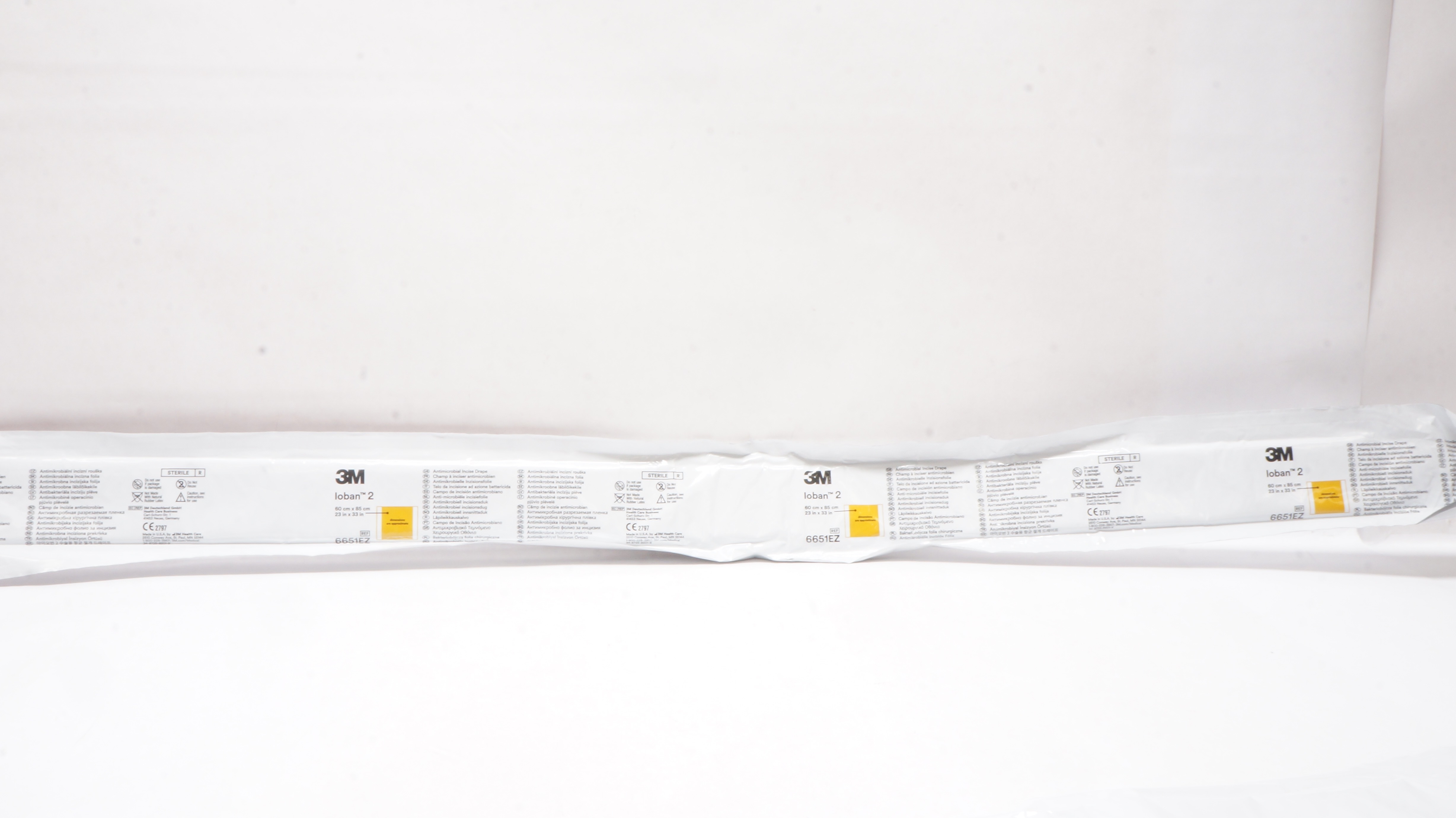 3M 6651EZ Loban 2 Antimicrobial Incise Drape 23inch x 33inch