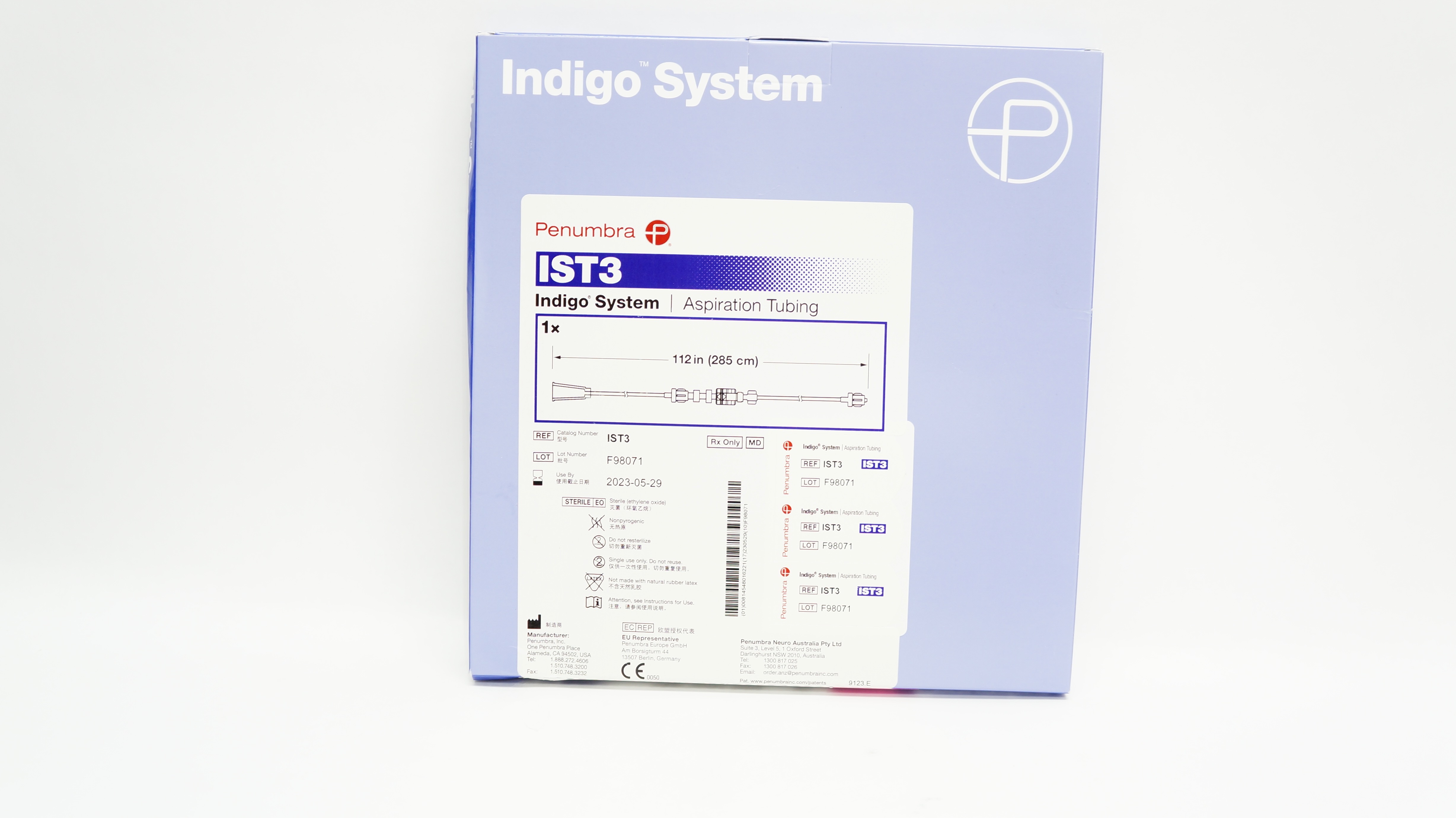 Penumbra IST3 Indigo System Aspiration Tubing 112inch (x)