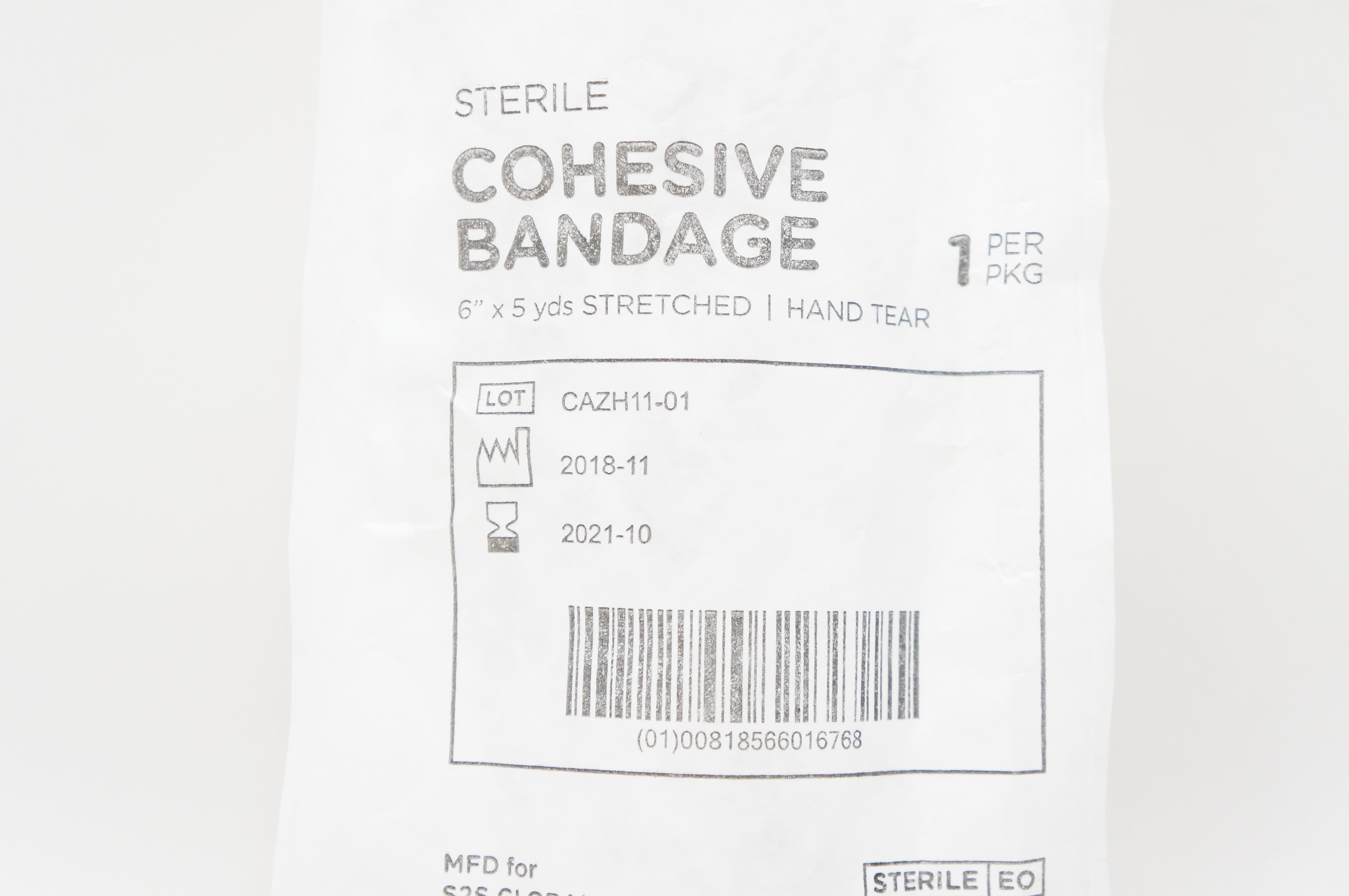 PremierPro MFD S2S Global Cohesive Bandages, Stretched, Hand Tear 6inch x 5yds