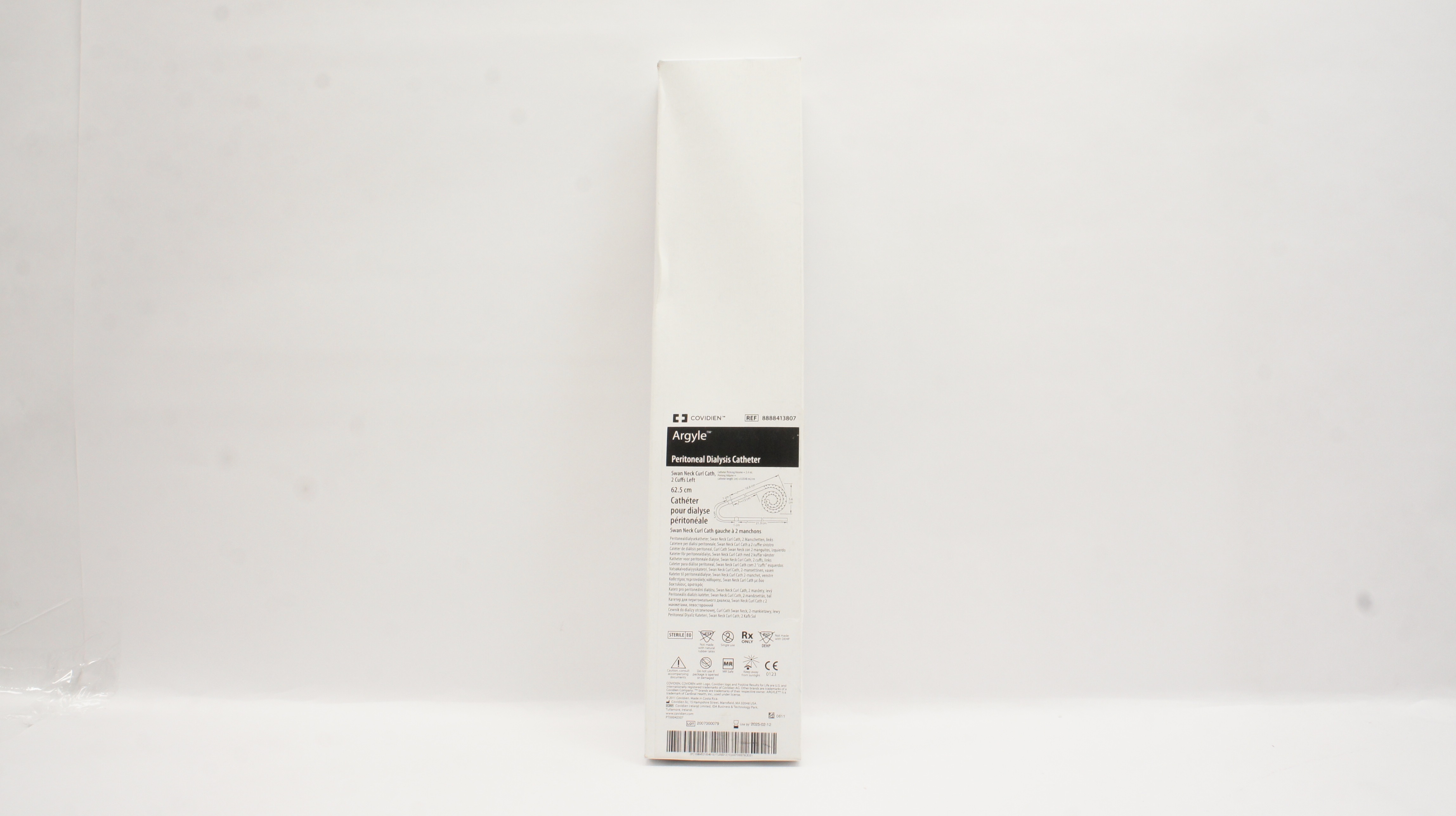 Covidien 8888413807 Argyle Peritoneal Dialysis Cath. 62.5mm