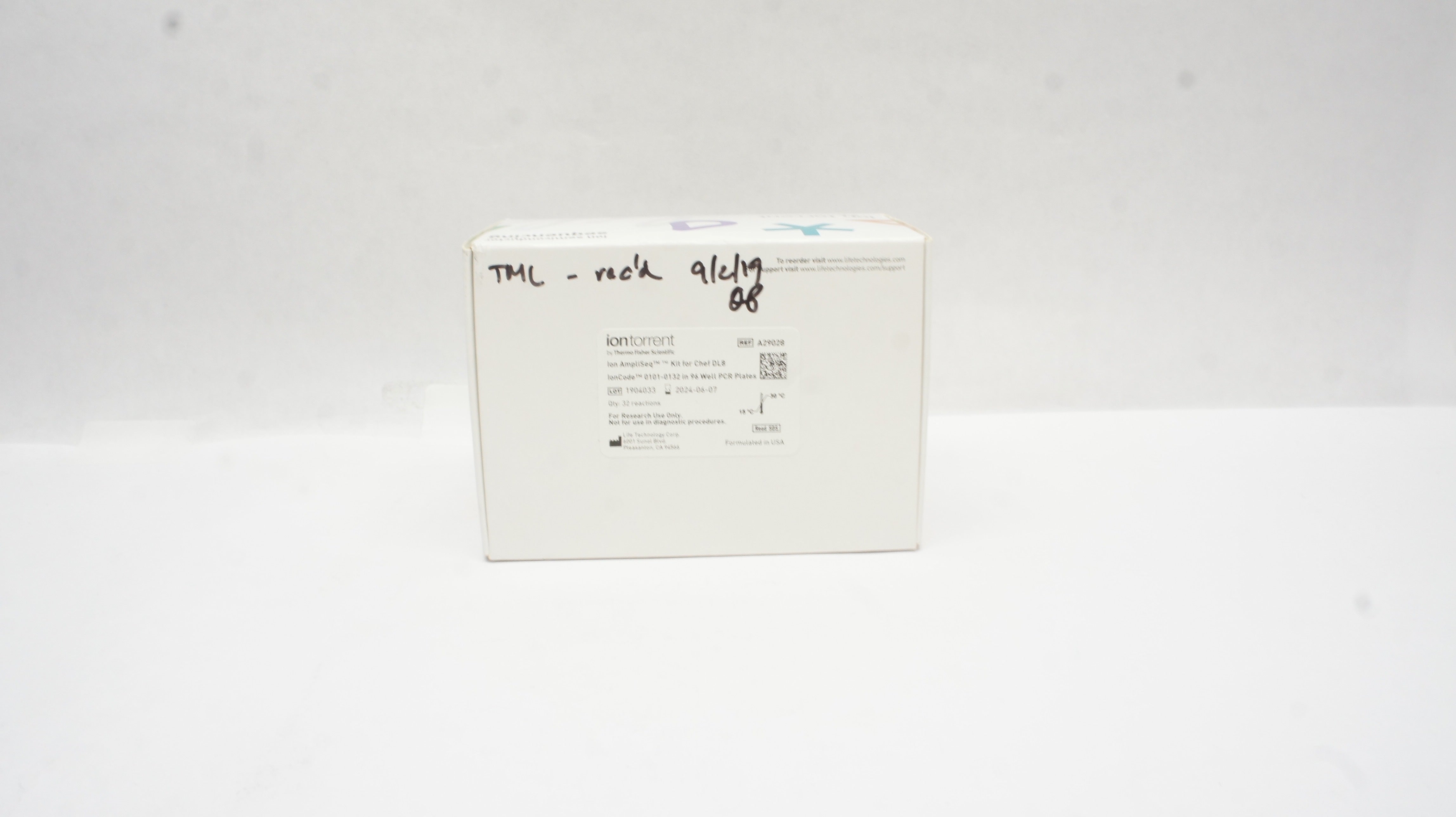 Life Technologies A29028 Ion Torrent Ion AmpliSeq Kit for Chef DL8 - Box of 32