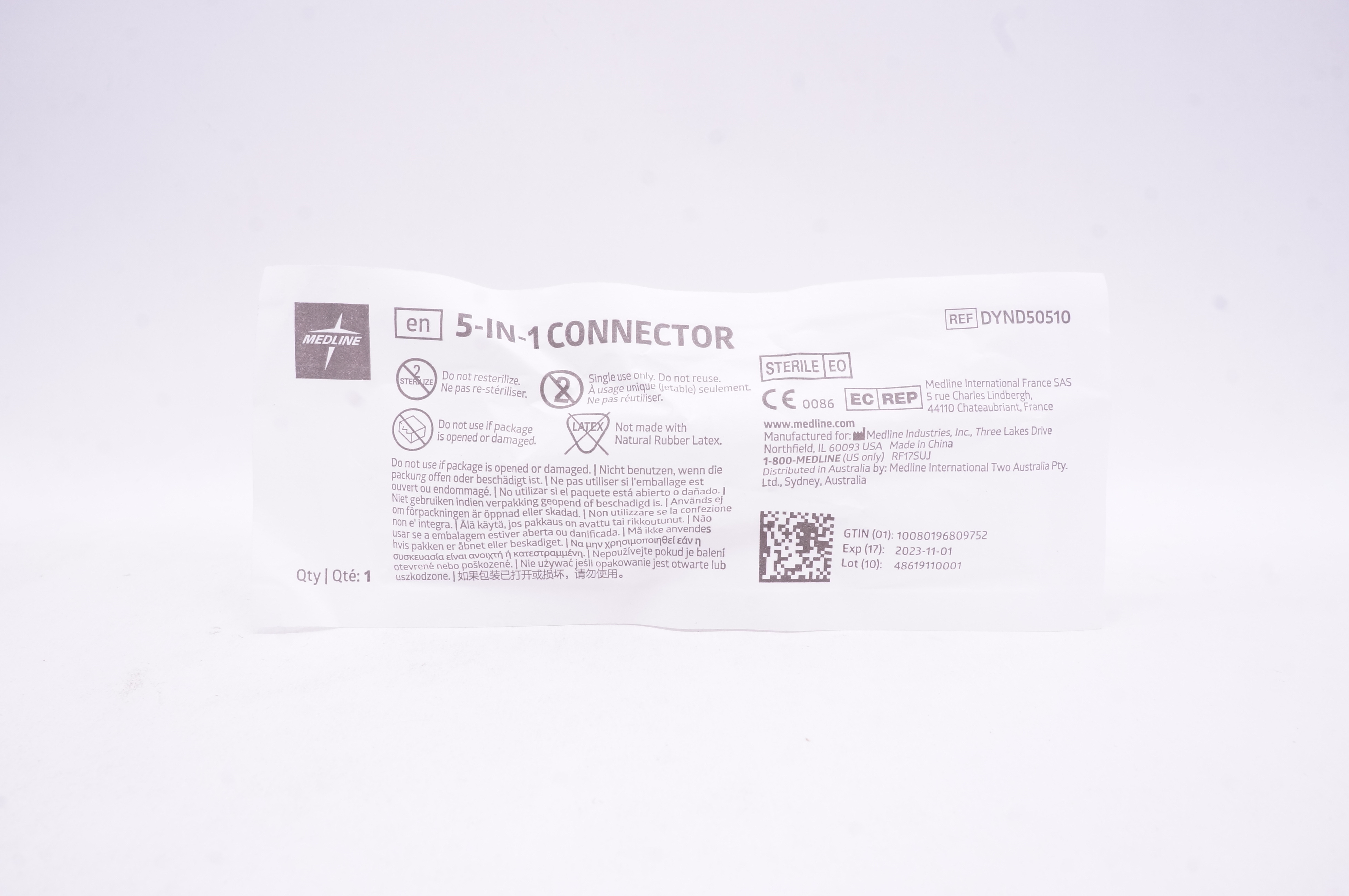 Medline DYND50510 5-in-1 Connector