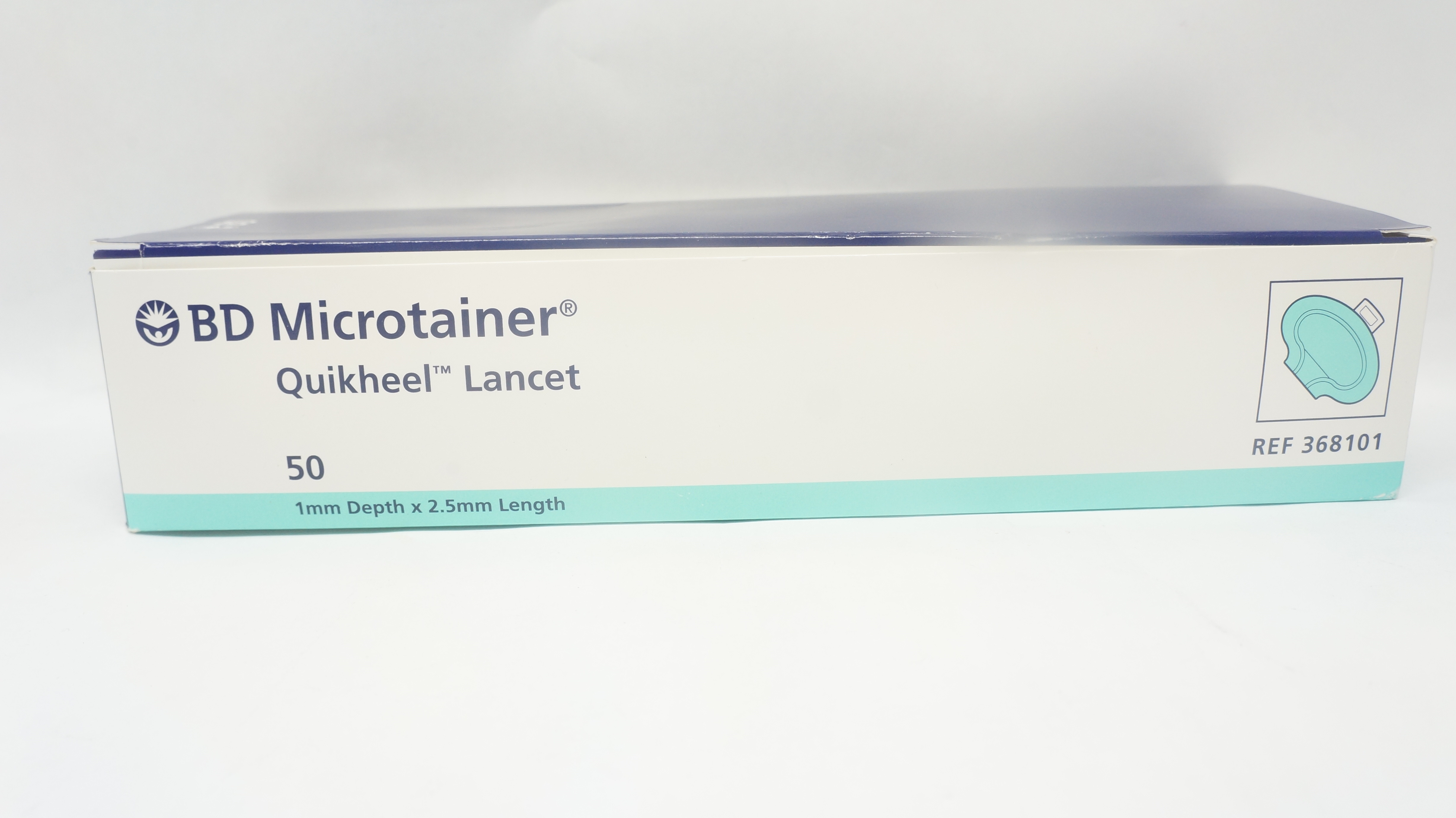 BD 368101 Microtainer Quikheel Lancet 1mm x 2.5mm - Box of 50