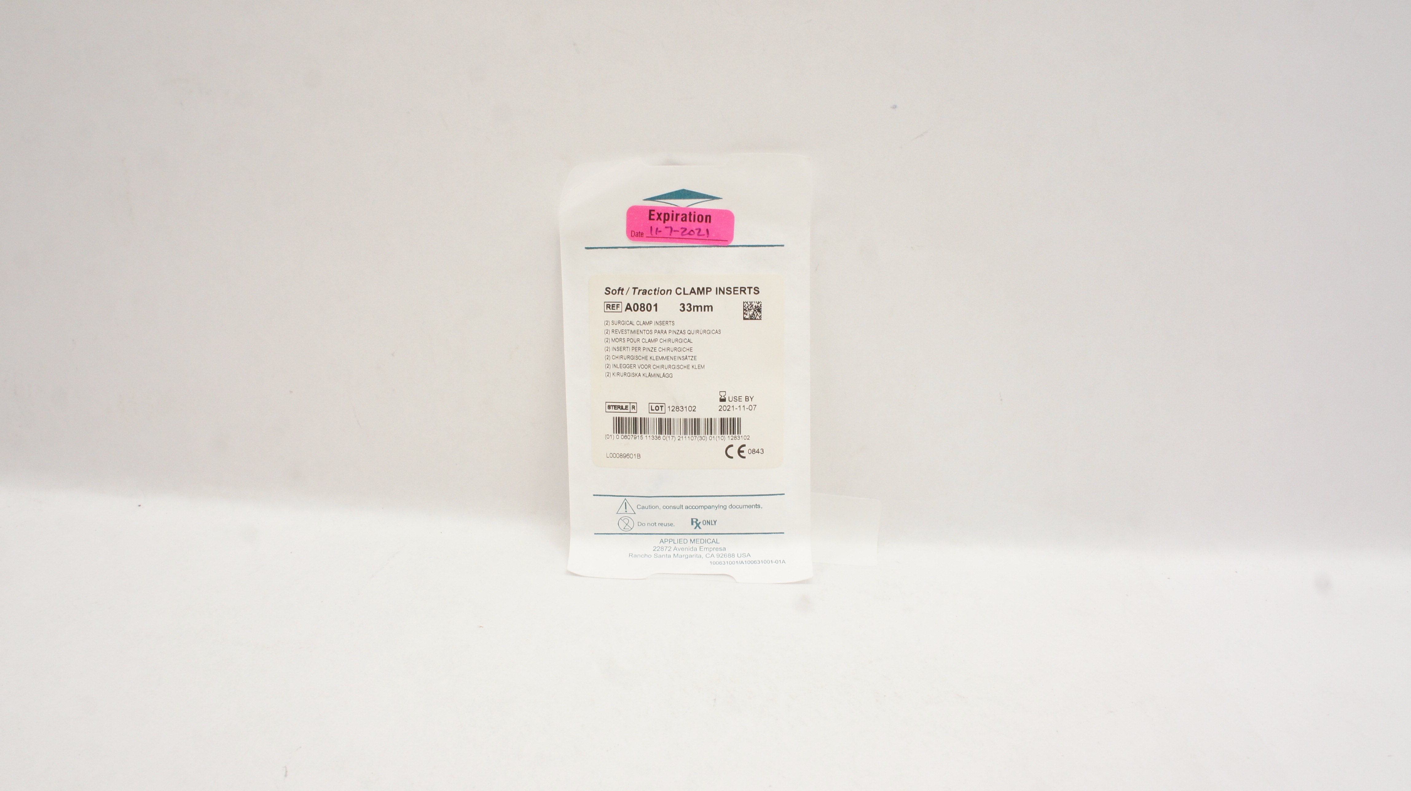 Applied Medical A0801 Soft/Traction Surgical Clamp Inserts 33mm - Pack of 2(x)