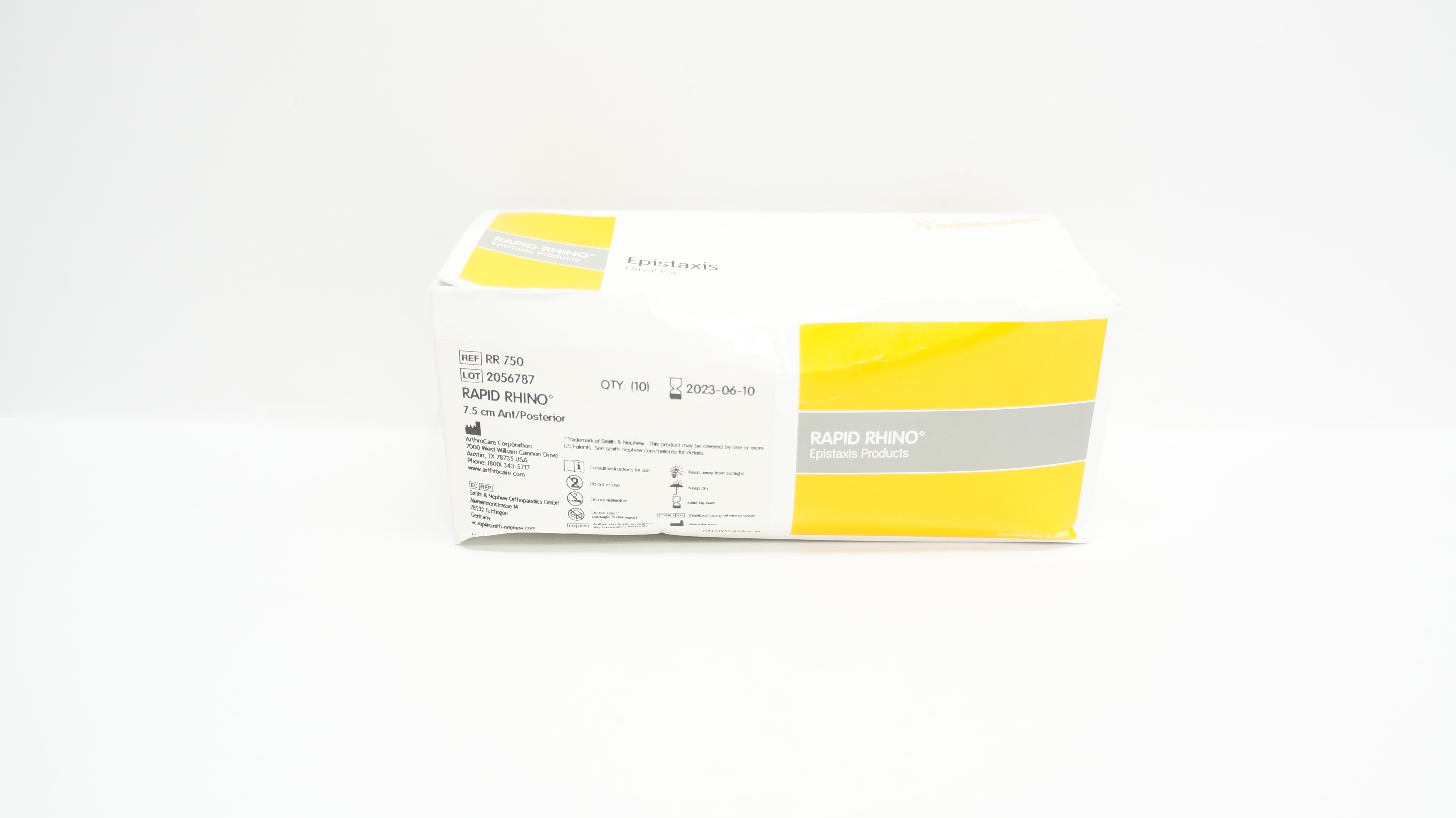 ArthroCare RR750 Rapid Rhino 7.5cm Ant/Posterior (x) - Box of 8