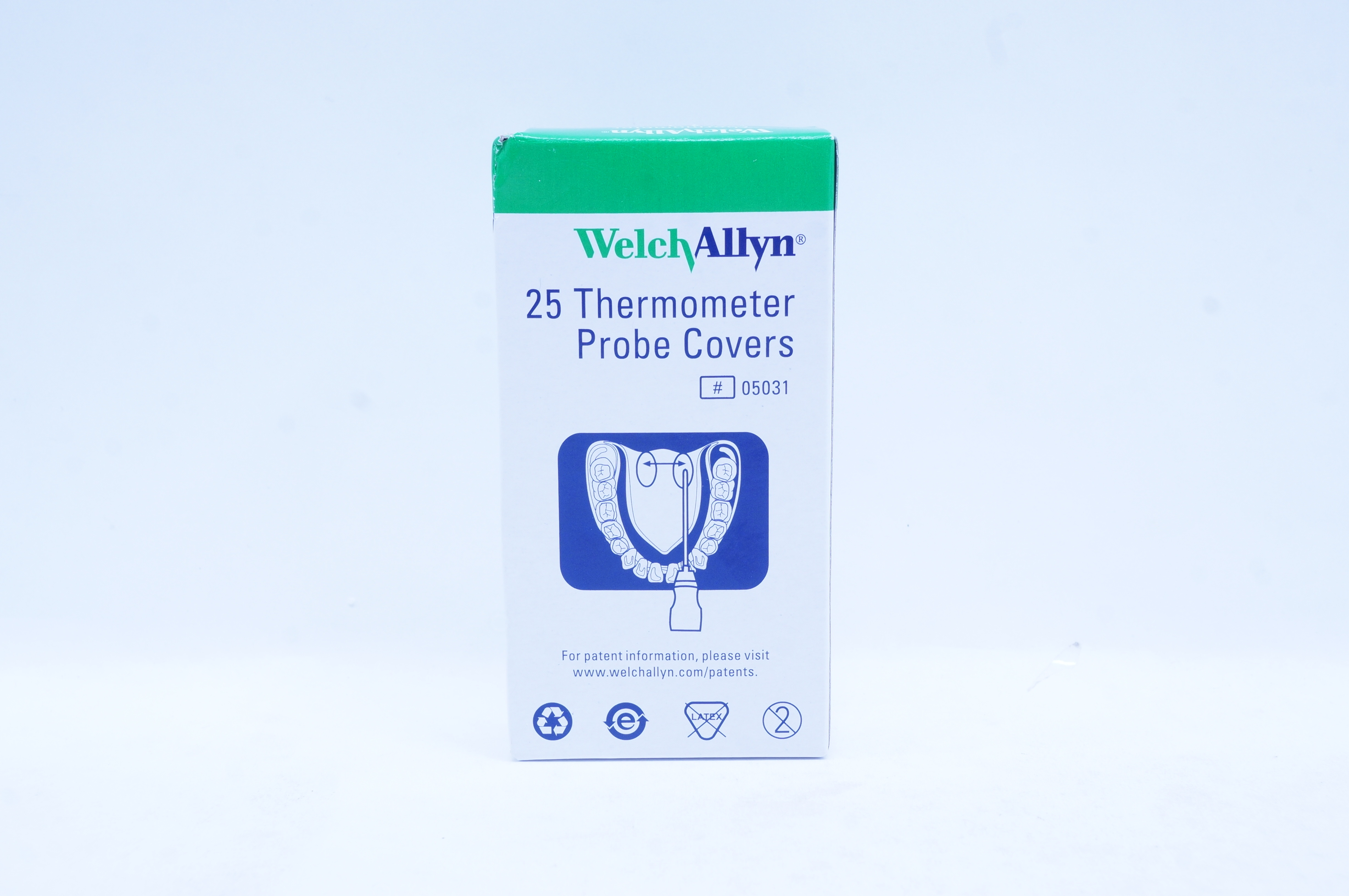 Welch Allyn 05031 Thermometer Probe Covers - Box of 25