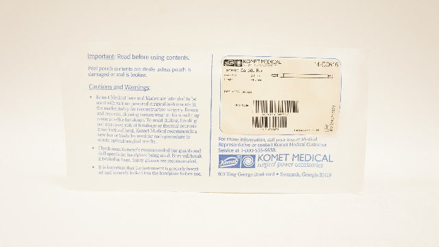 Komet Medical 14-C0616 Tapered Carbide Fluted